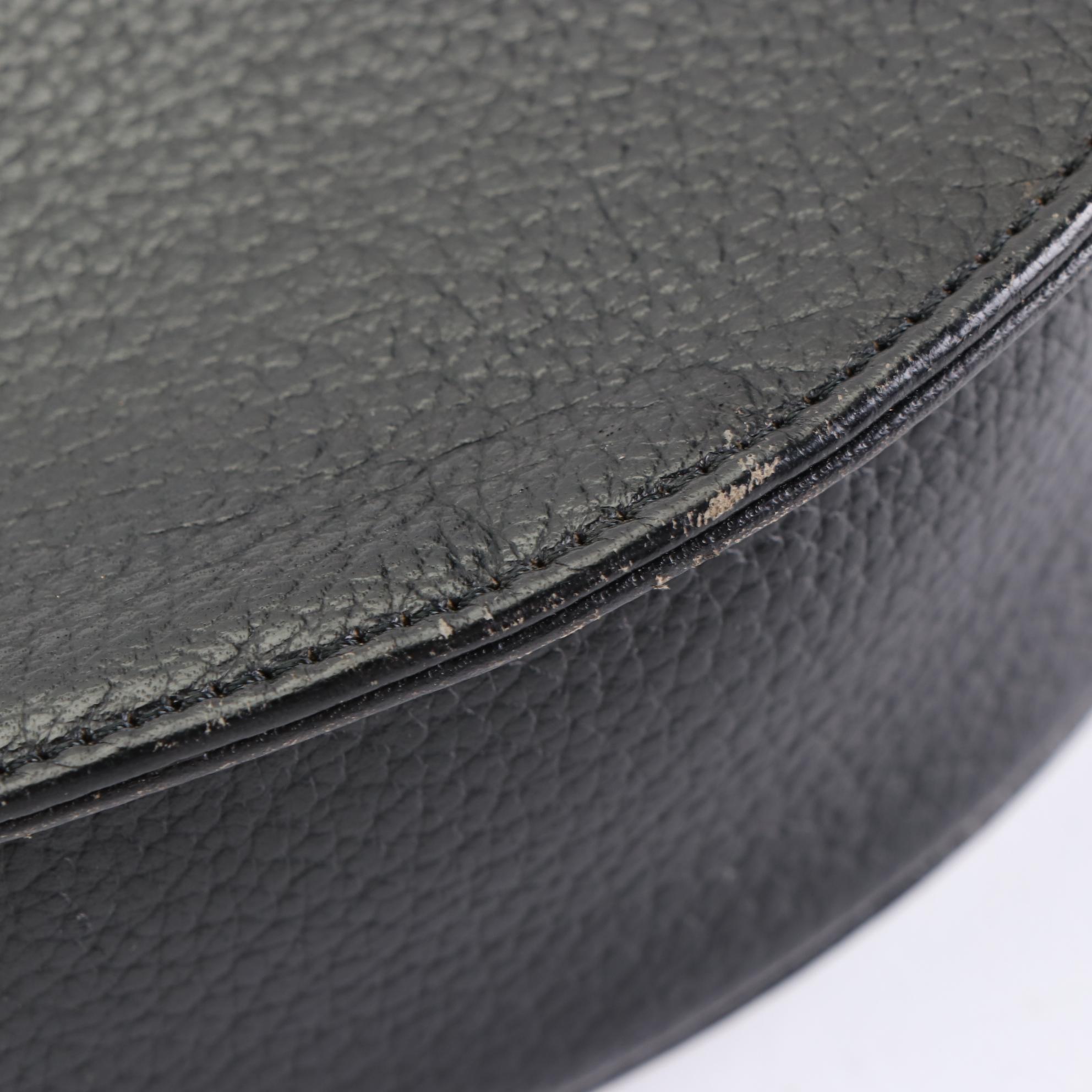 Burberry Pebbled Leather Flap Shoulder Bag EBTH