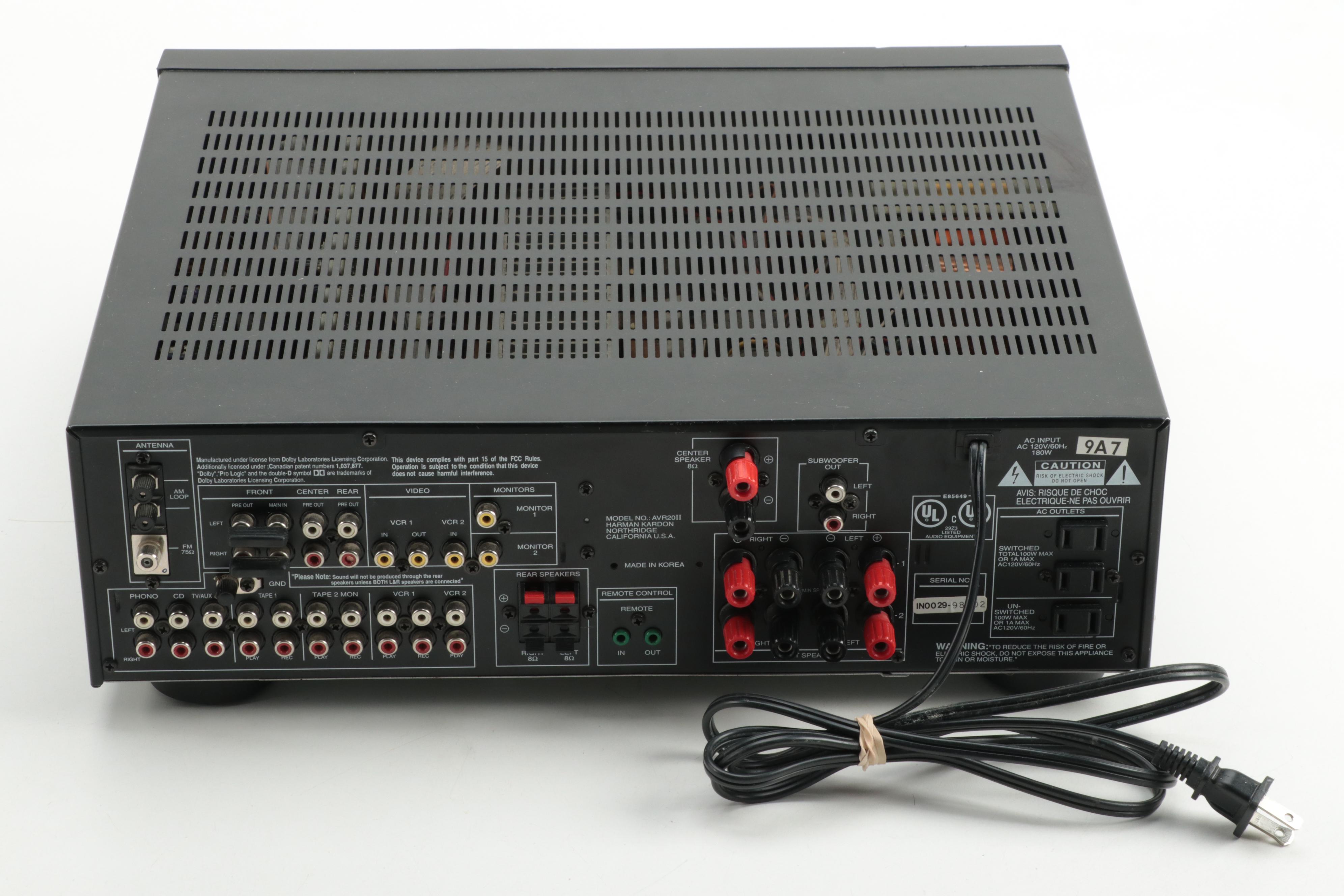 Harman Kardon Audio Video Receiver EBTH