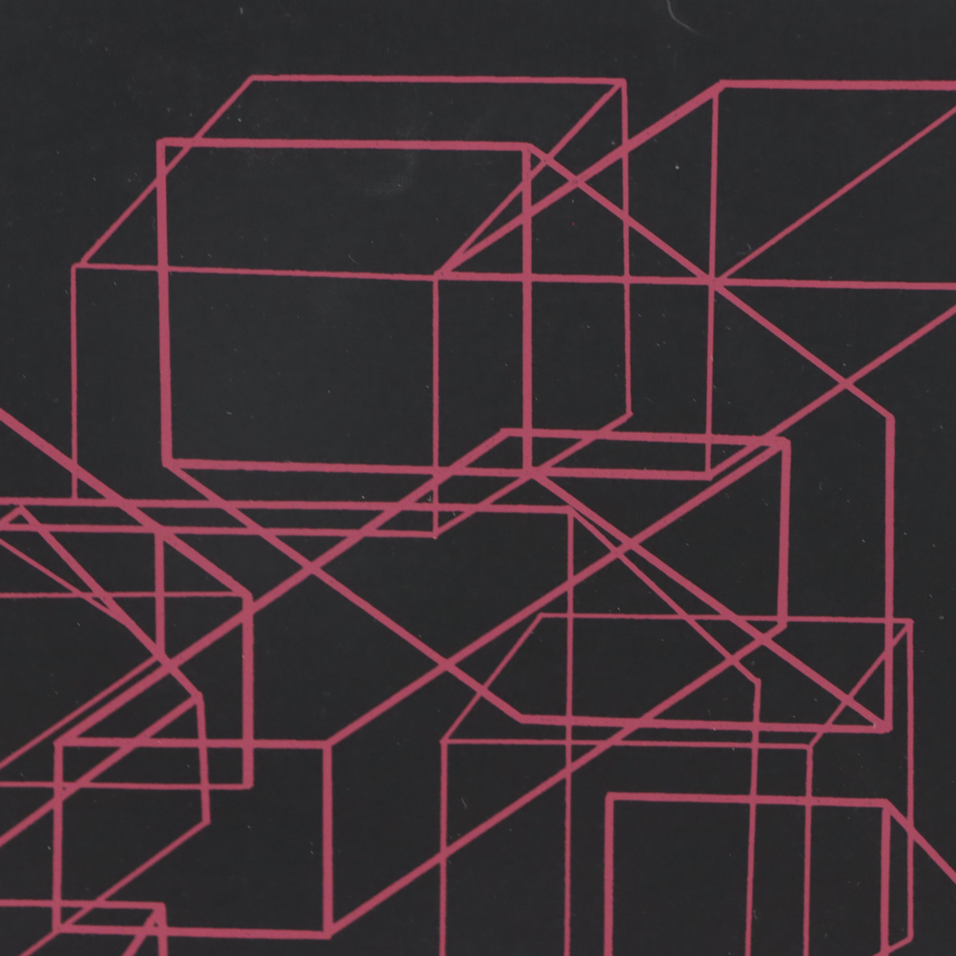 Jules Engel Abstract Geometric Serigraph, 1974 EBTH