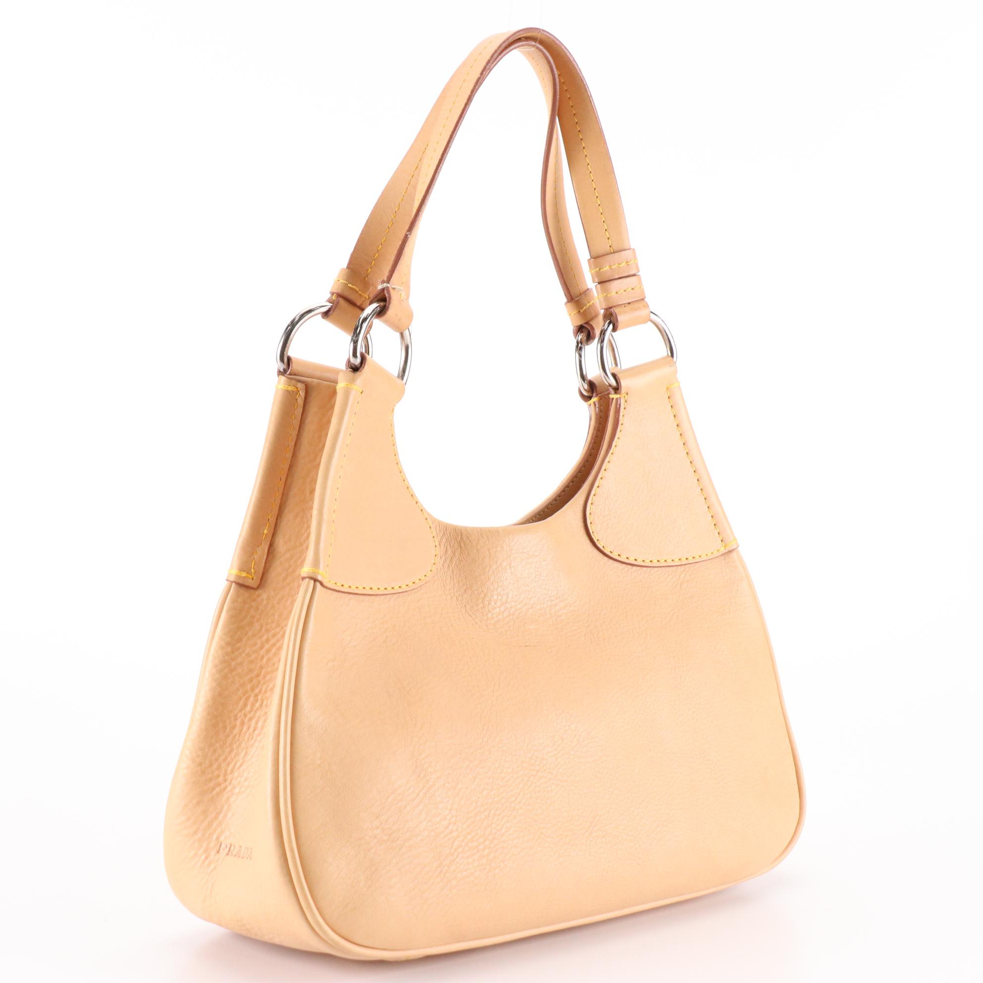 Prada Leather Shoulder Bag EBTH