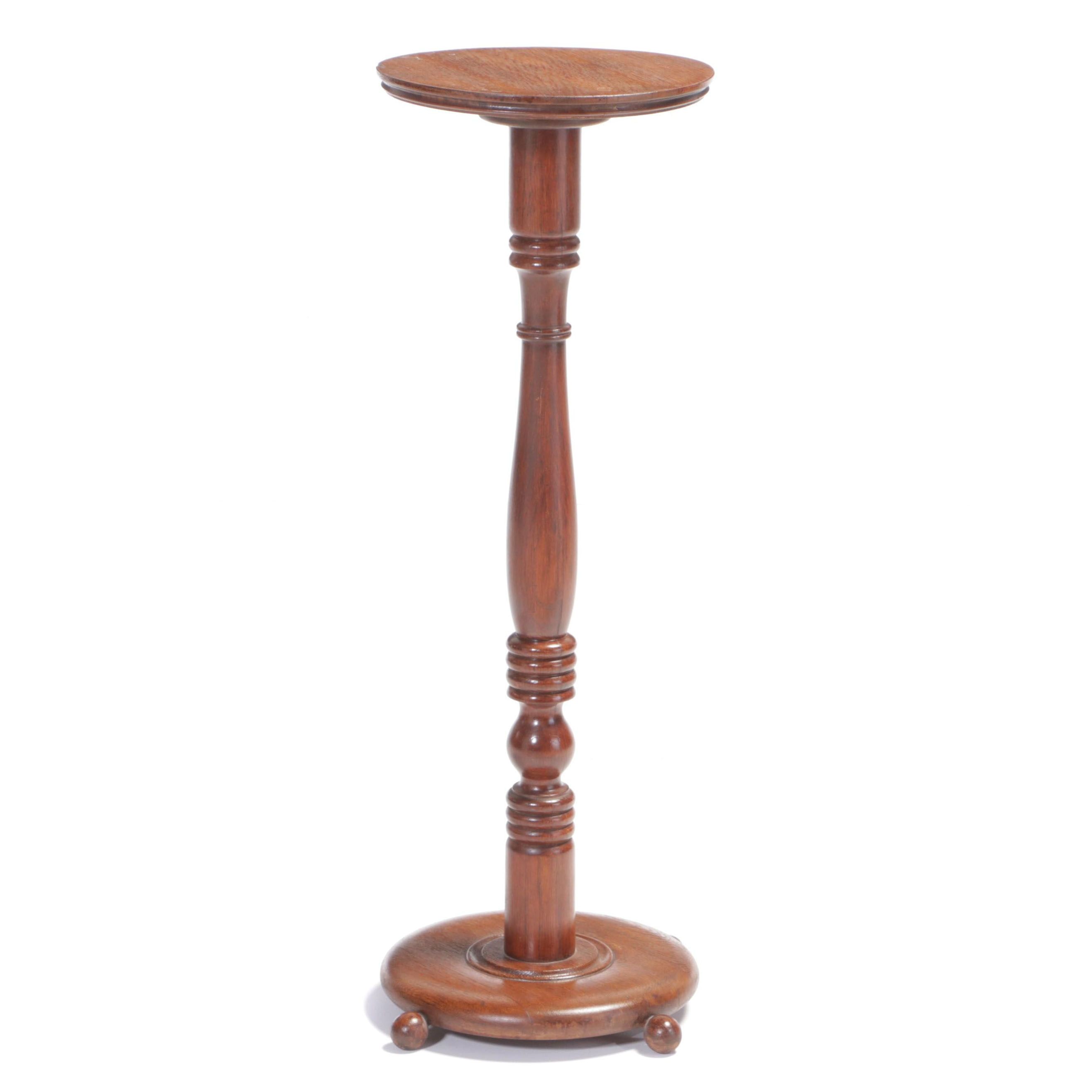 Victorian Style Plant Stand With Marble Top | EBTH