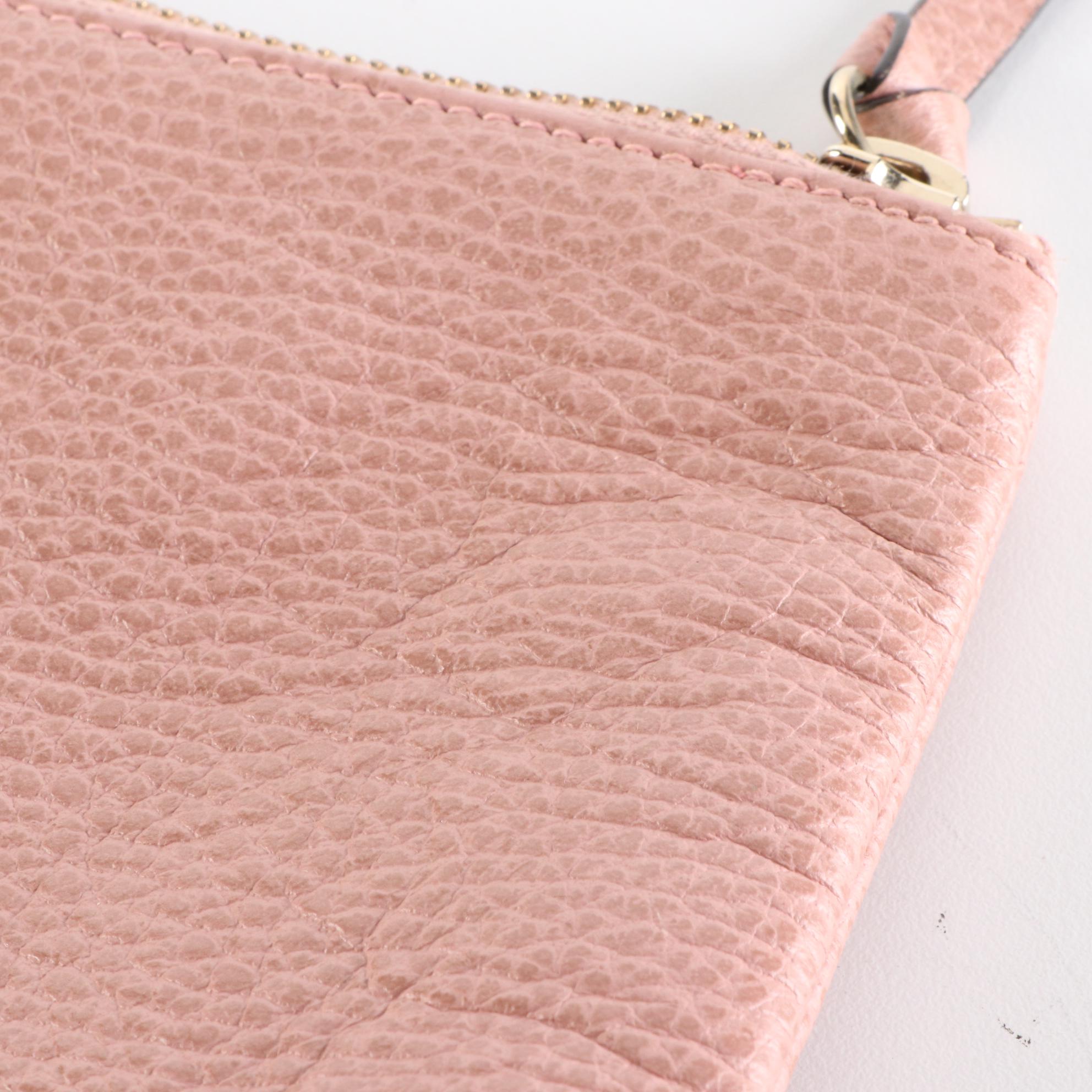 Gucci Zip Clutch/Pouch in Grain Leather EBTH