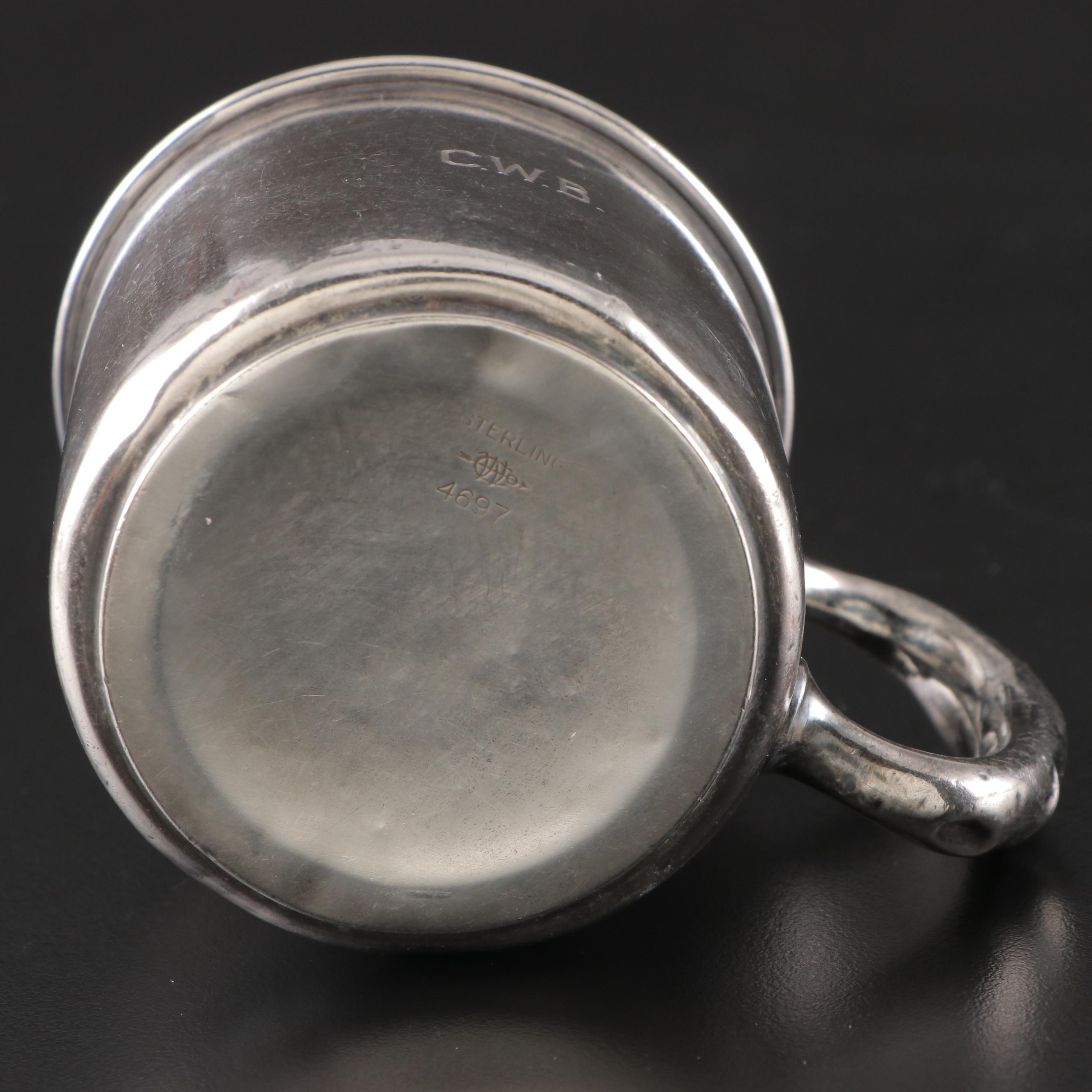 Webster Co. Sterling Silver Baby Cup EBTH