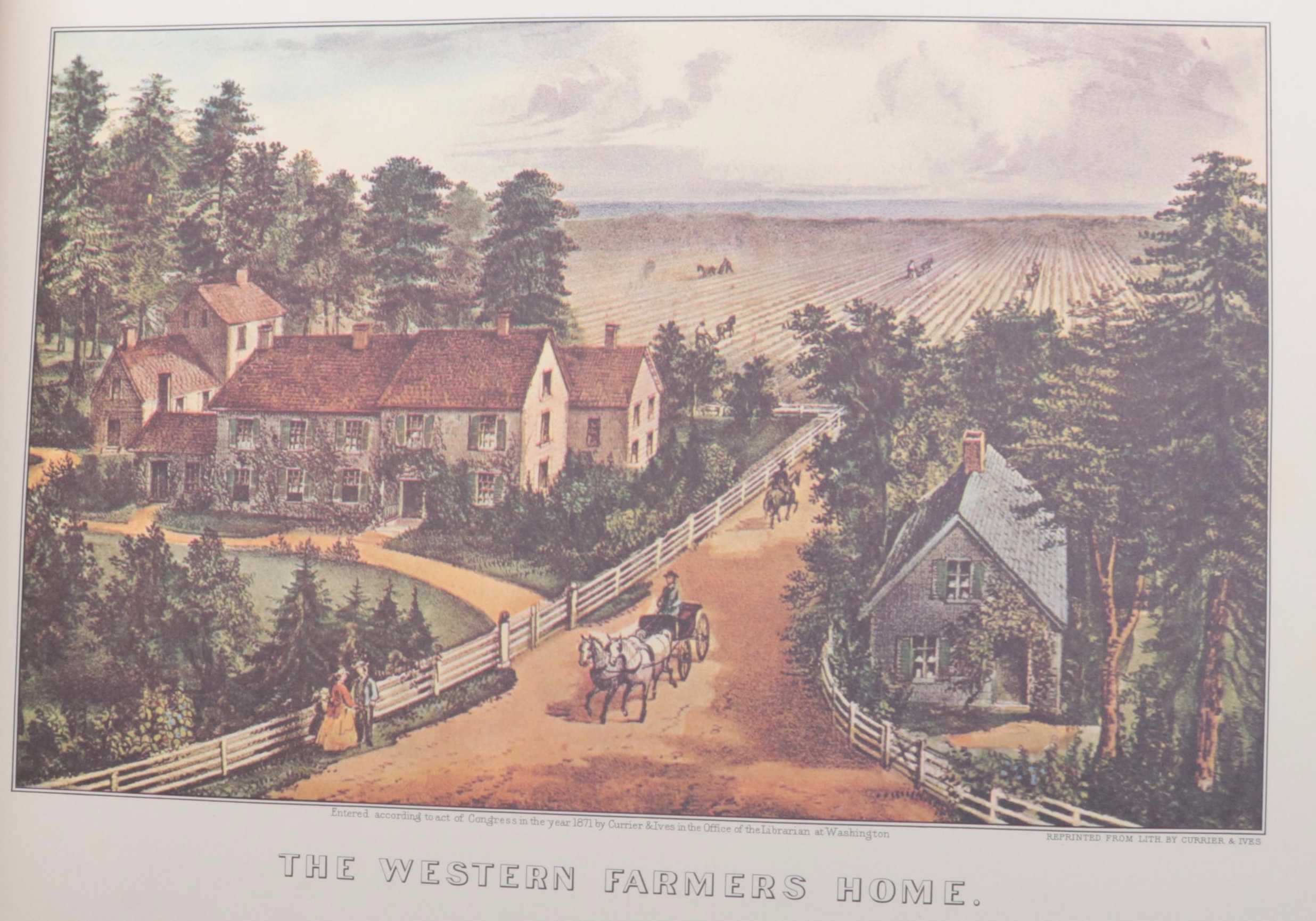 Illustrated "Currier and Ives' America" Edited by Colin Simkin, 1952 EBTH