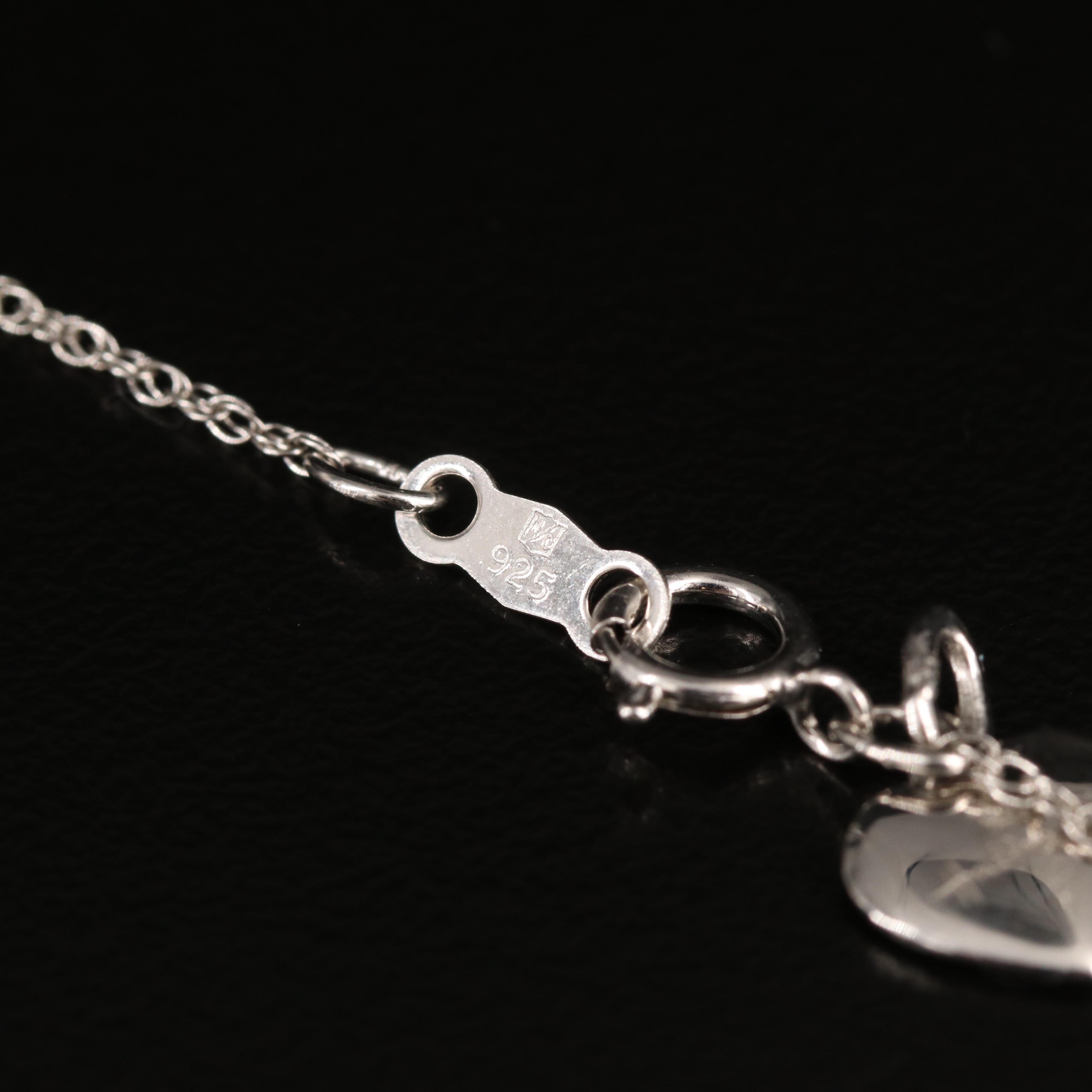 Hallmark Sterling Diamond Butterfly Necklace EBTH