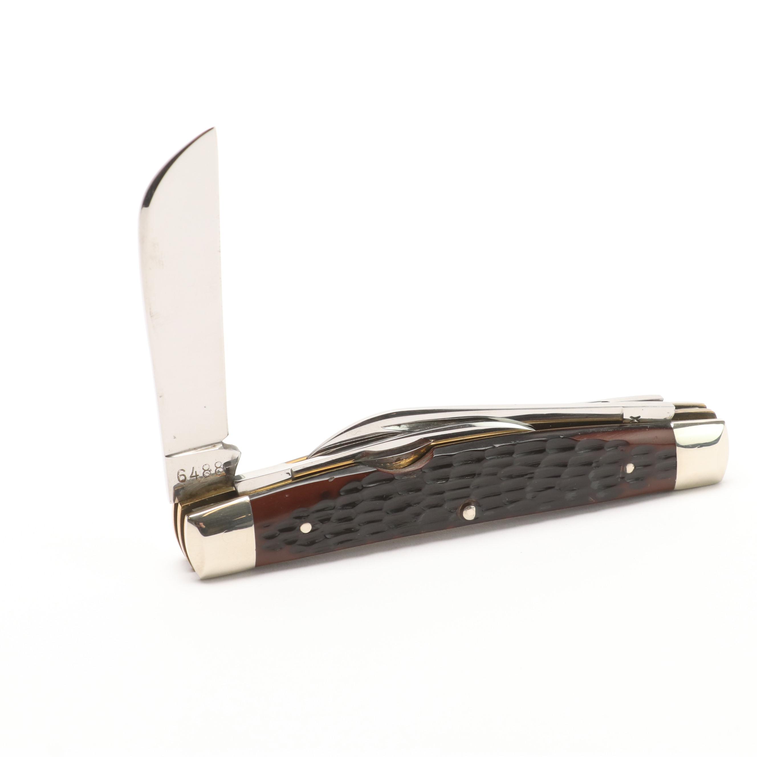 Case Folding Knife Collection with Storage Case, Mid/Late 20th and 21st