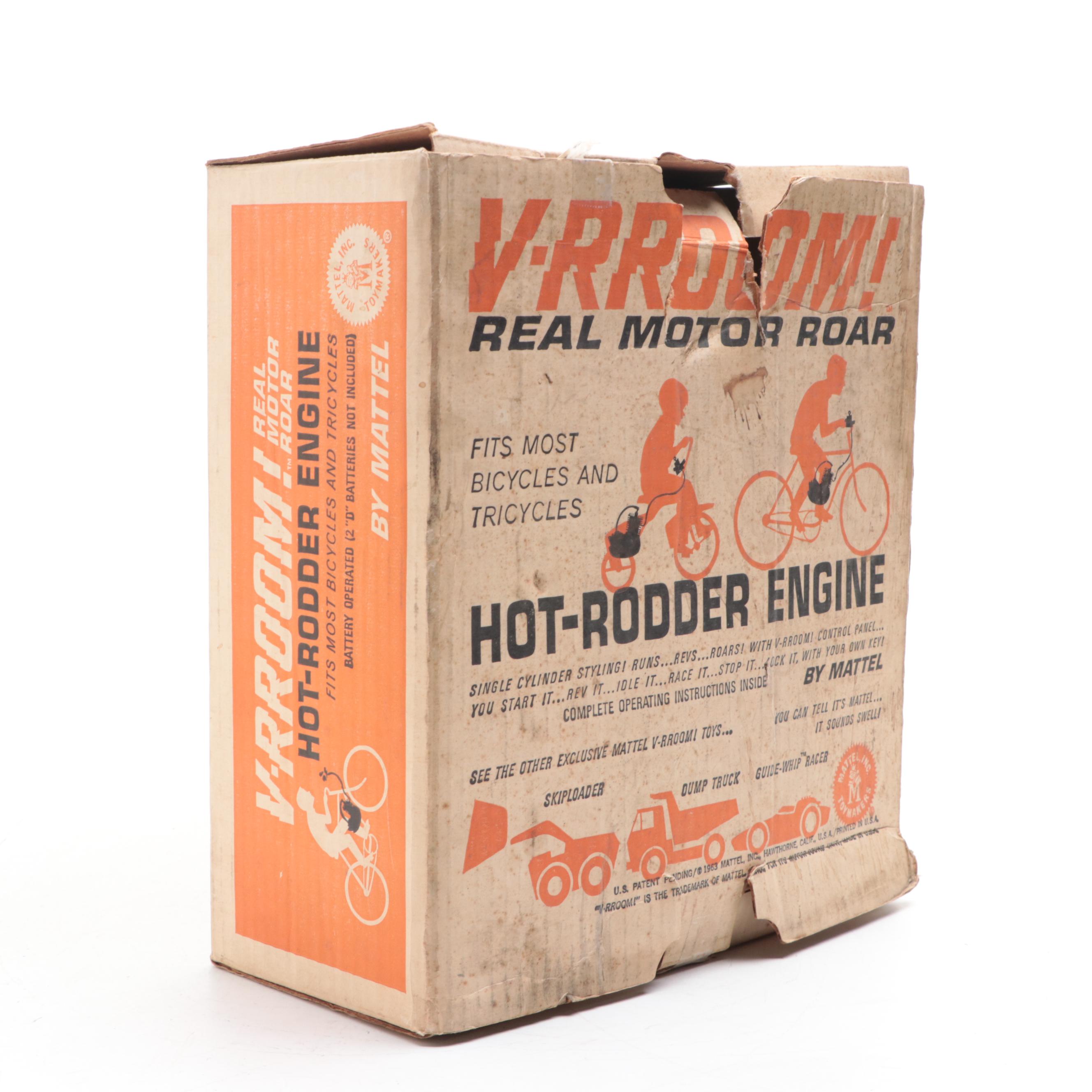 Mattel VRroom! HotRodder Battery Operated Bicycle Engine, 1960s EBTH