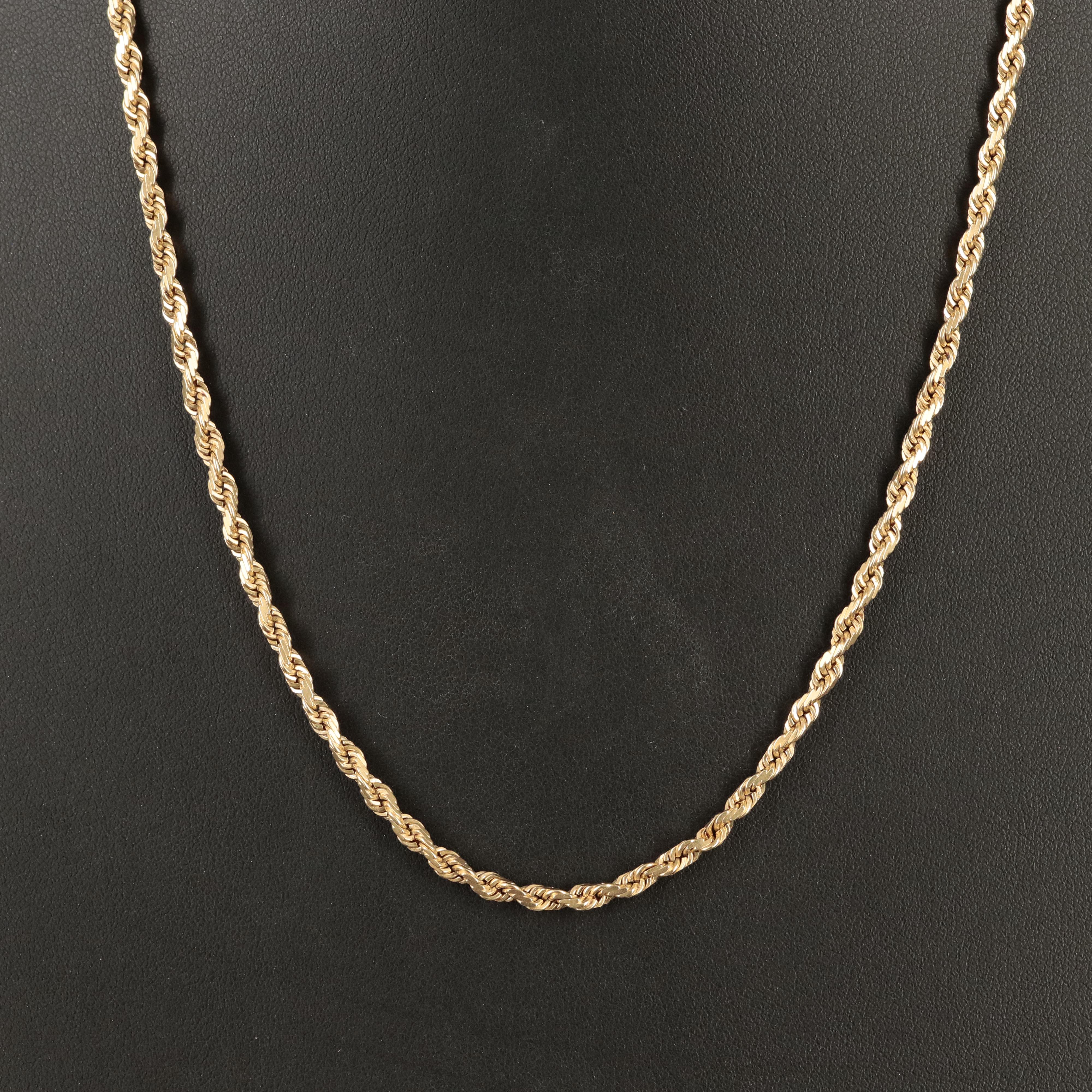 14K Rope Chain EBTH