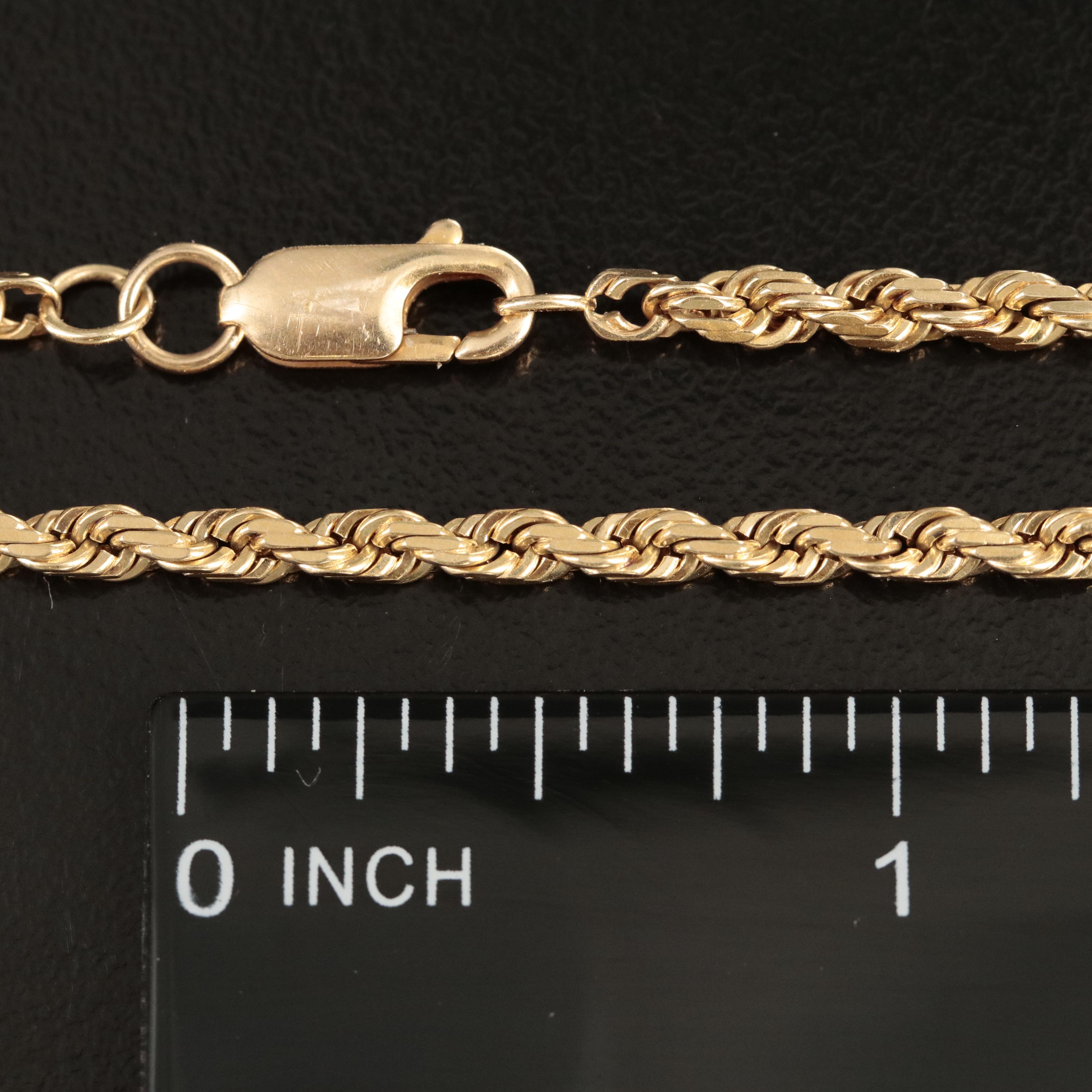 14K Rope Chain EBTH
