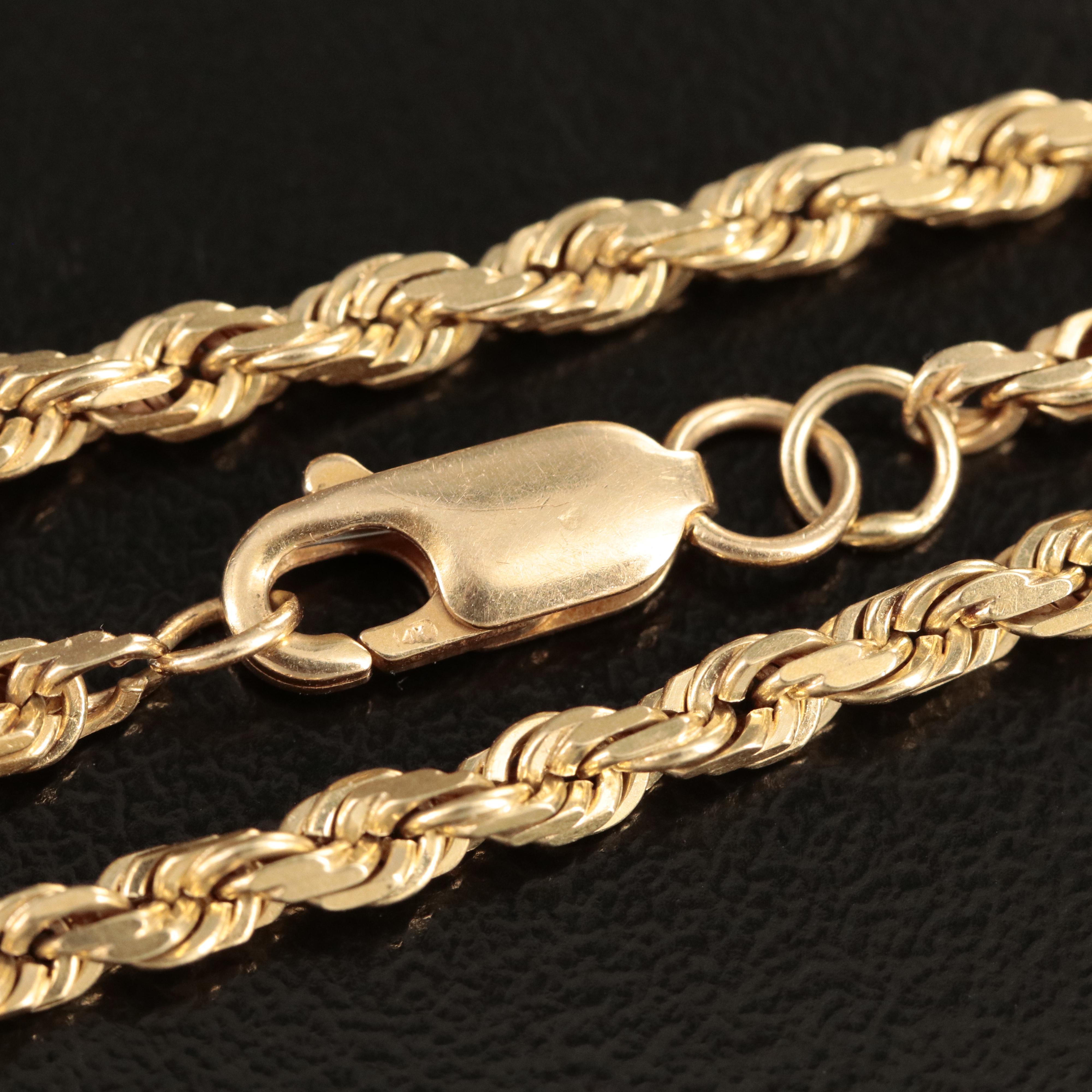 14K Rope Chain EBTH