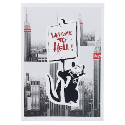 Death NYC Pop Art Digital Print after Banksy