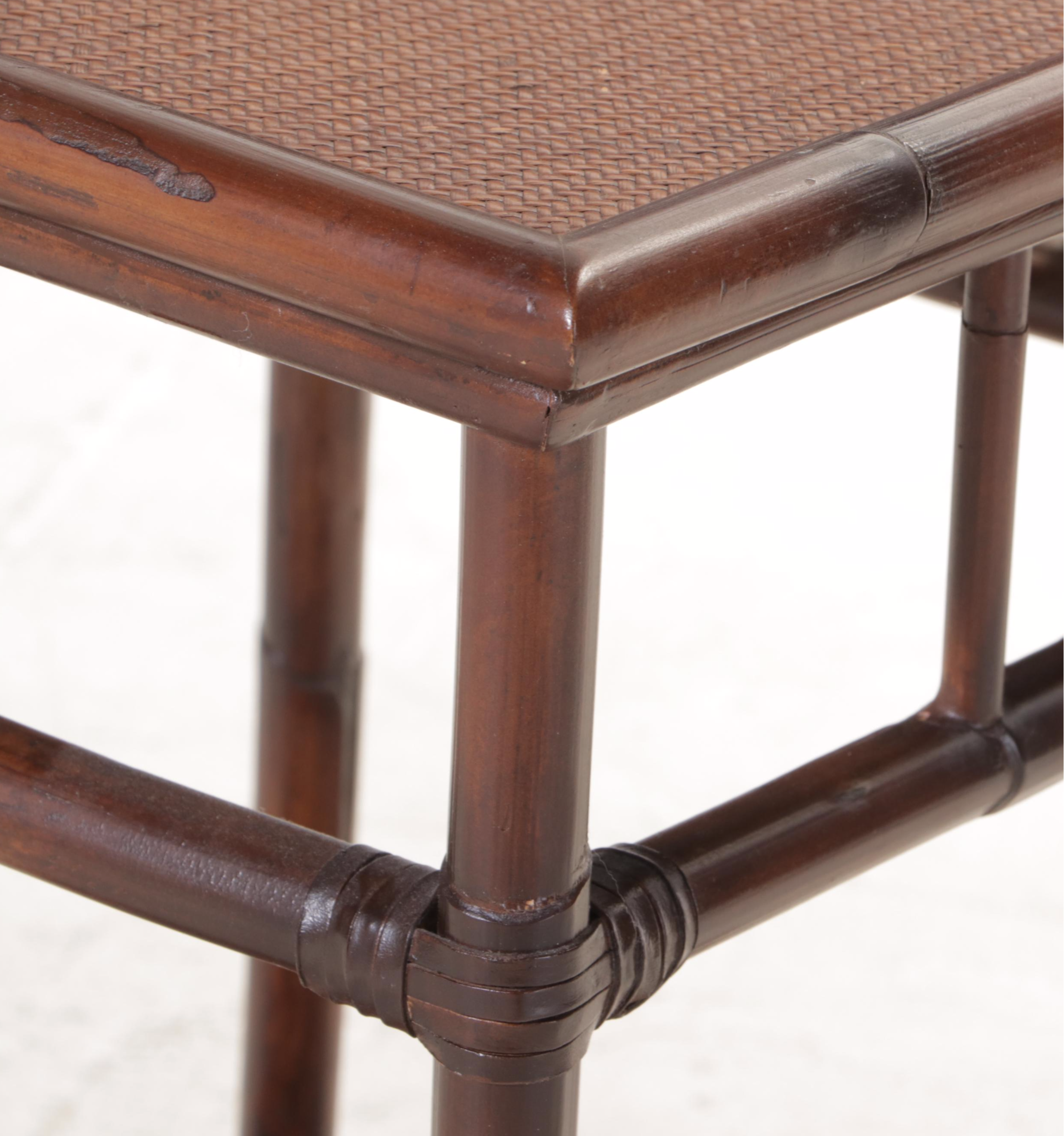 Pottery Barn Rattan Bedside Table EBTH