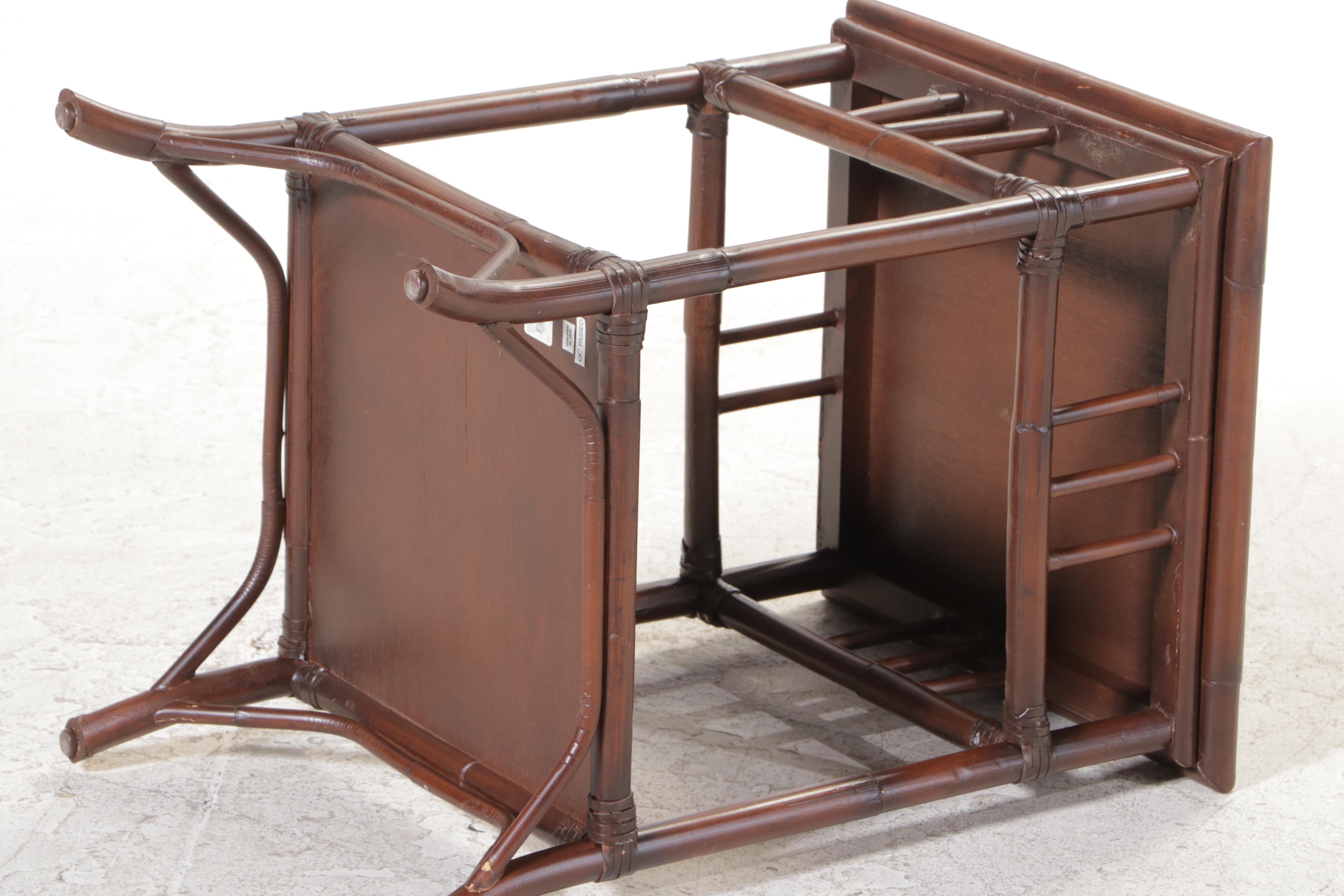 Pottery Barn Rattan Bedside Table EBTH