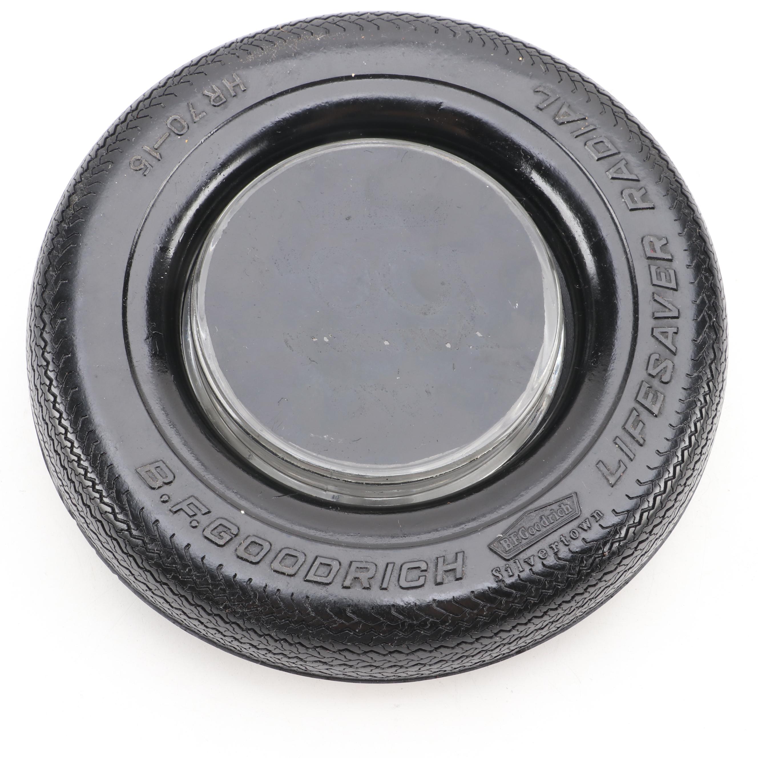 General Tire, Firestone, Other Advertising Mini Tire Ashtrays, Mid