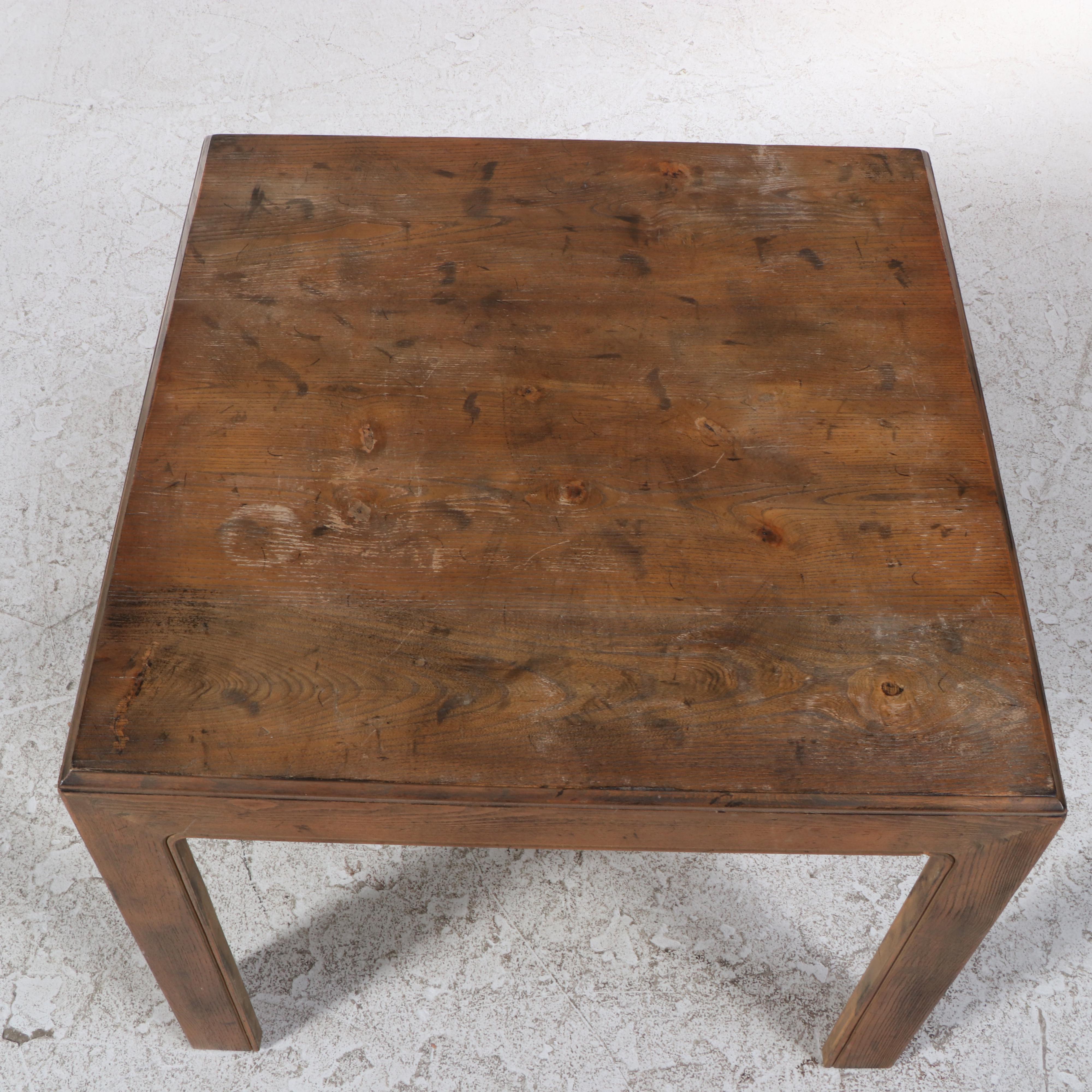 Henredon "Circa 76" Modernist Oak Side Table, Late 20th Century EBTH