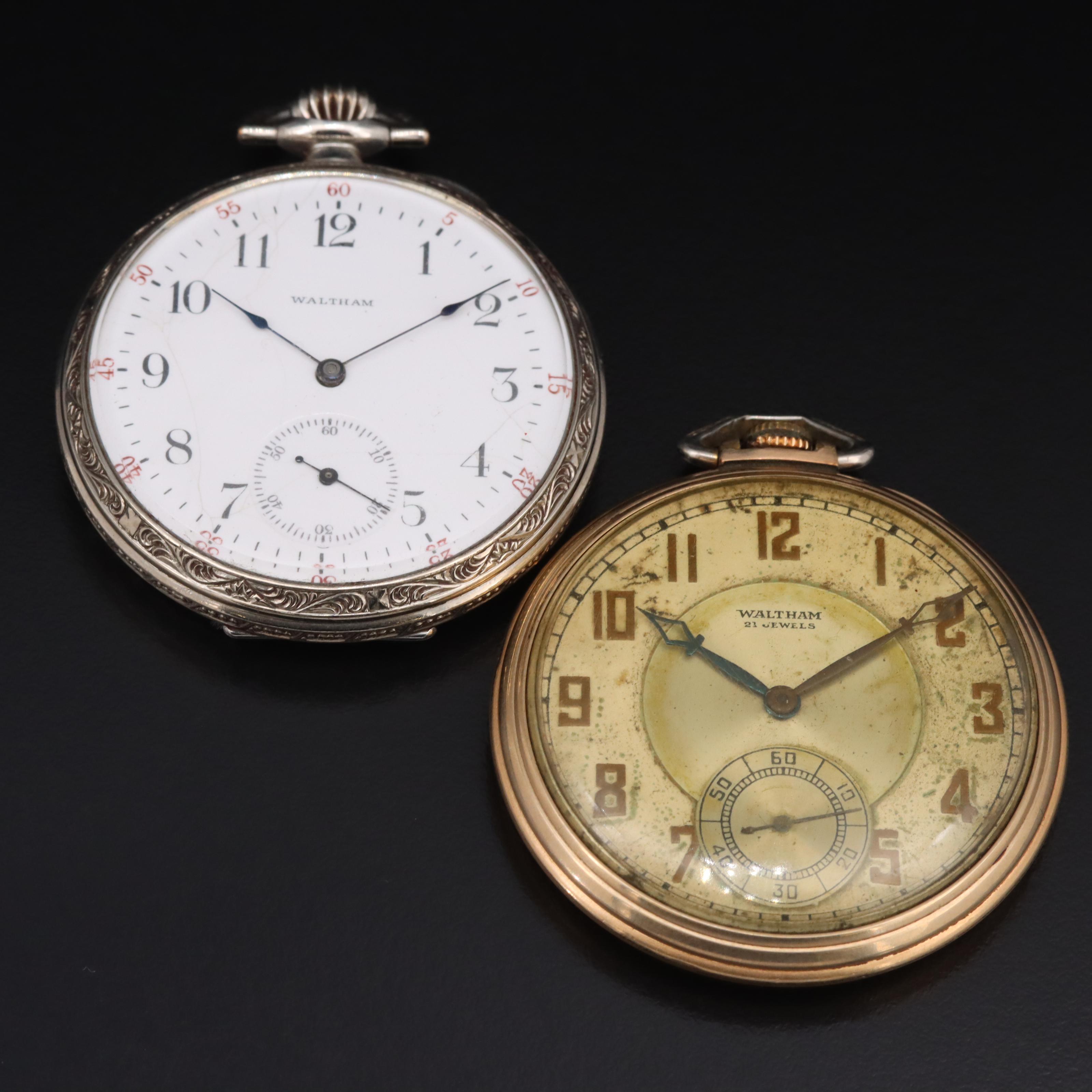 Antique Waltham Pocket Watch Movements EBTH