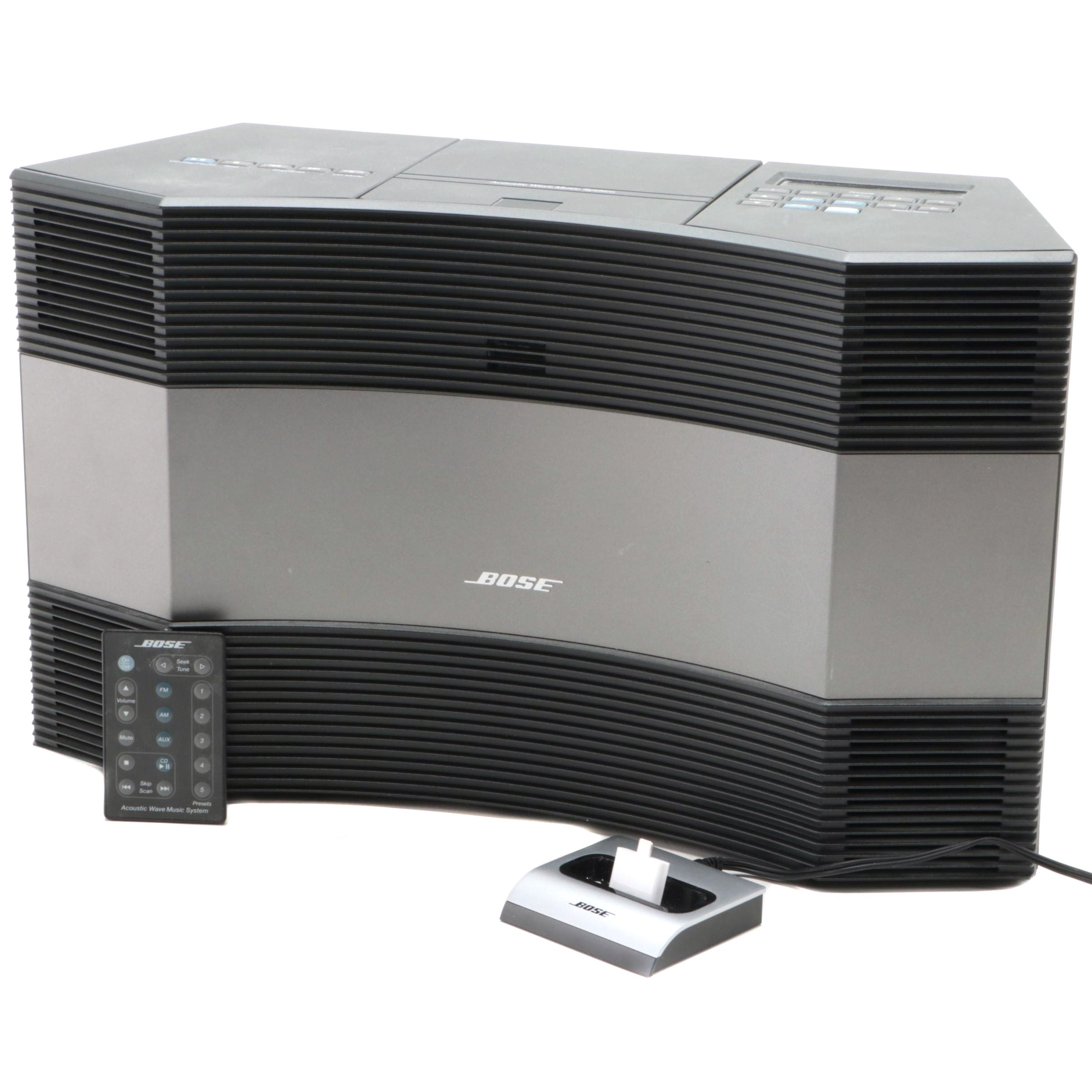 Bose Acoustic Wave® Music System and Bose Wave Connect Kit Docking