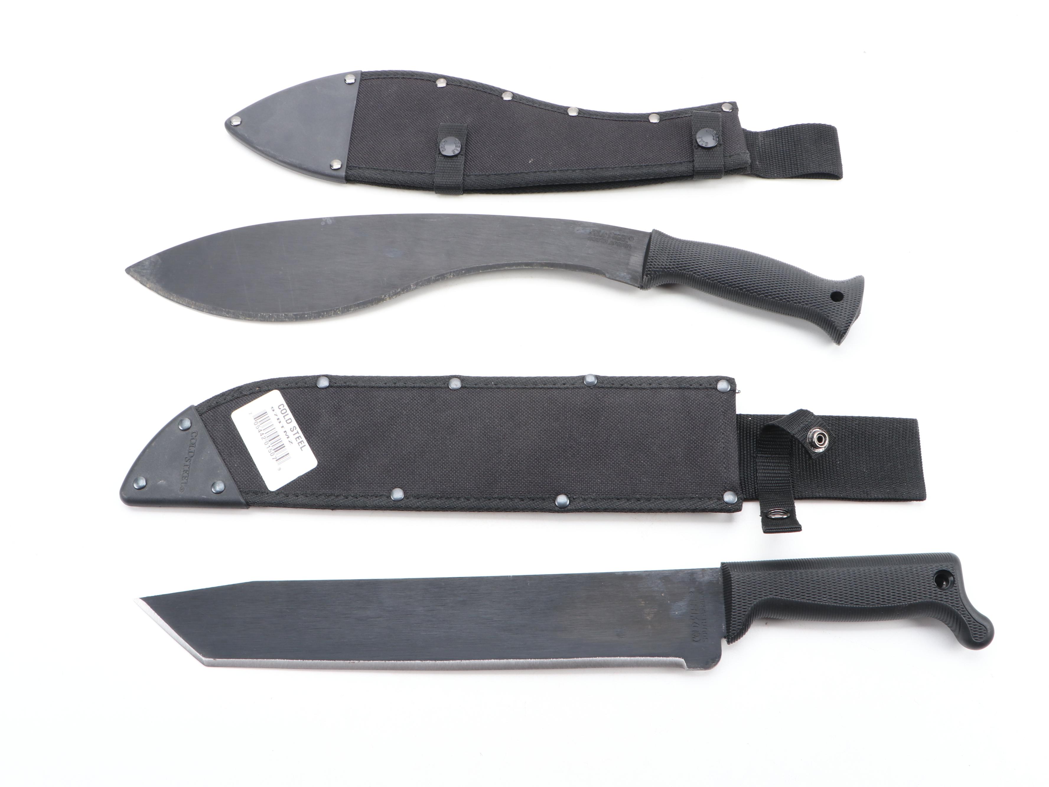 South African Cold Steel Machete With Scabbard, Condor Parang Machete