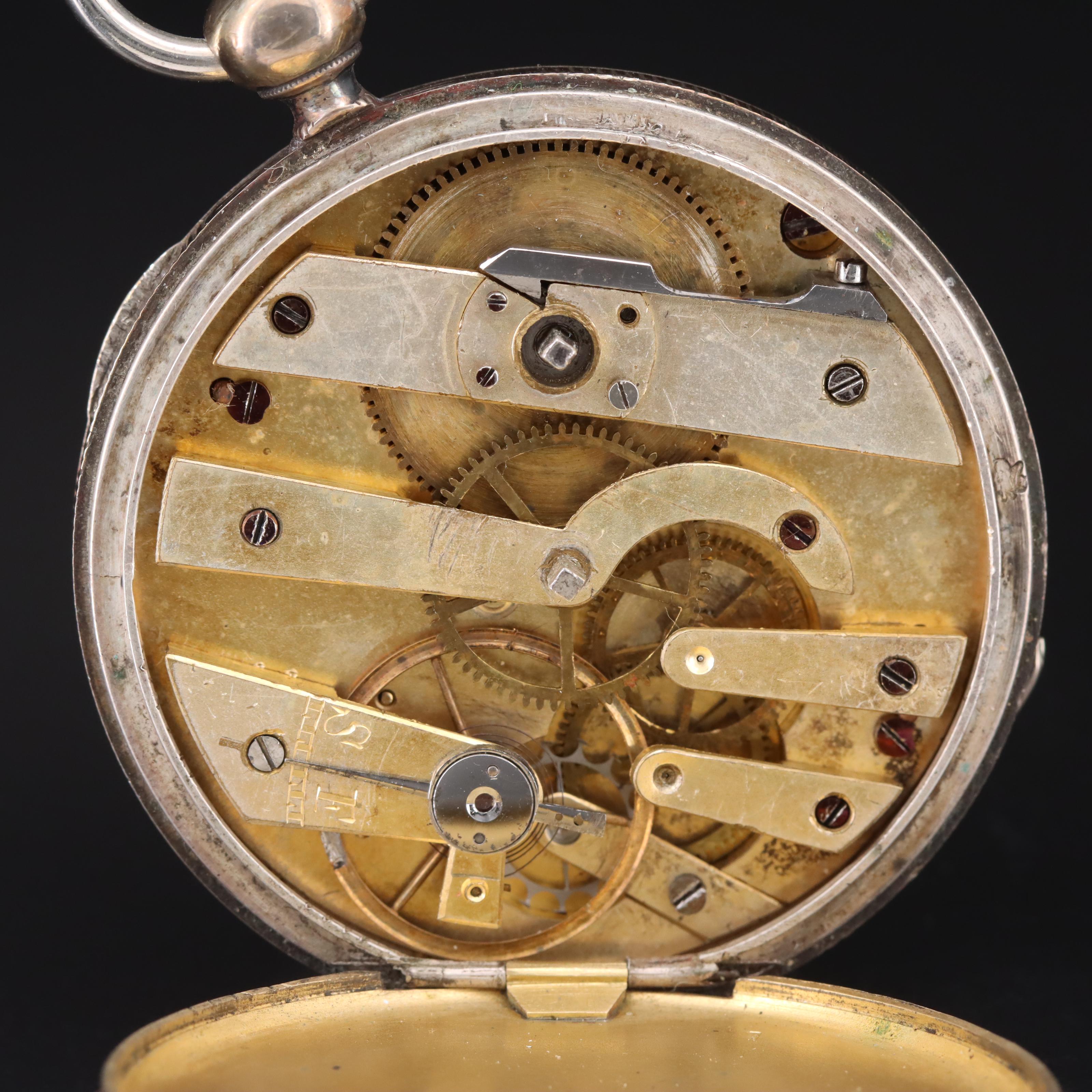 Vintage Unsigned European Pocket Watch EBTH