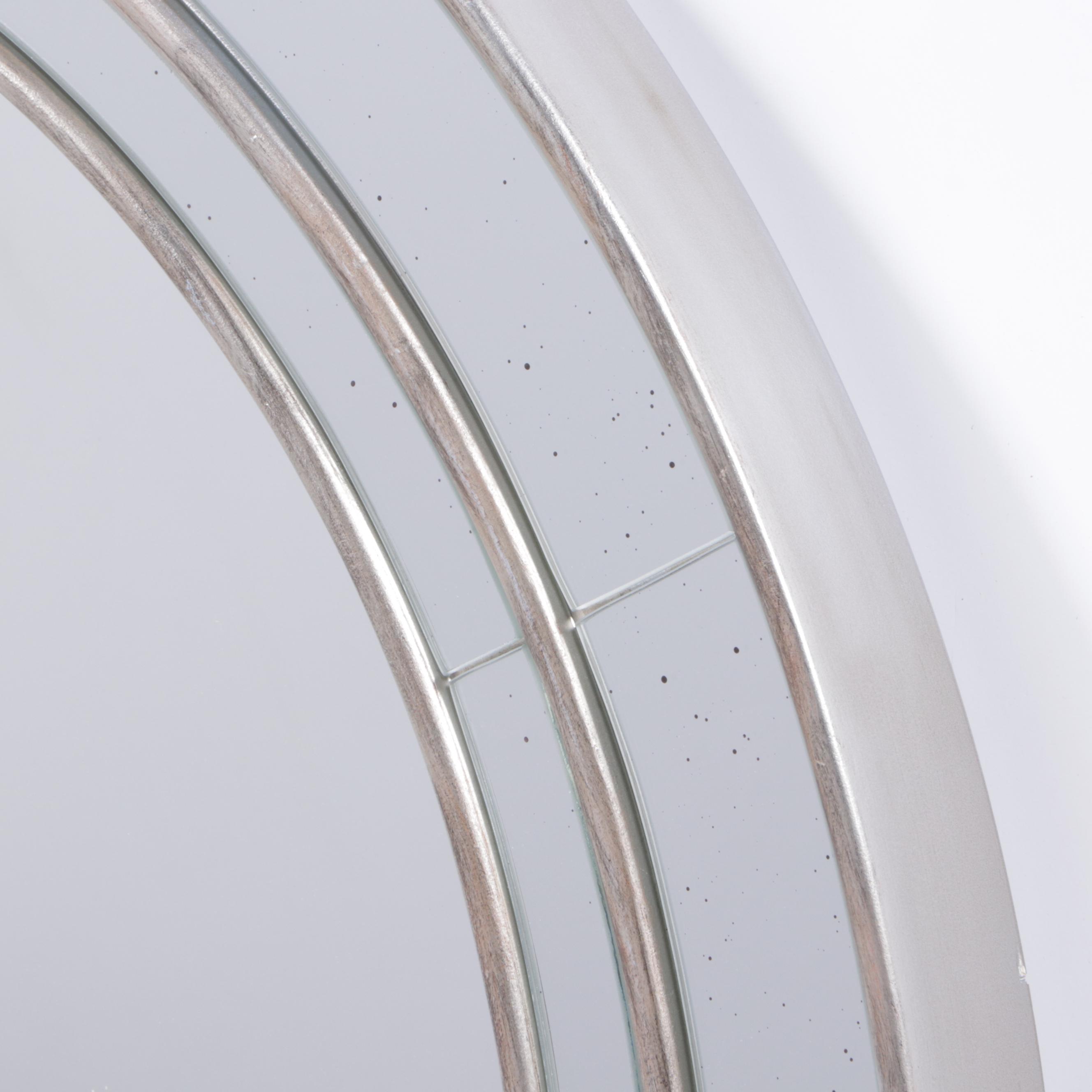 Pottery Barn "Marlena" SilverGilt Mirror EBTH