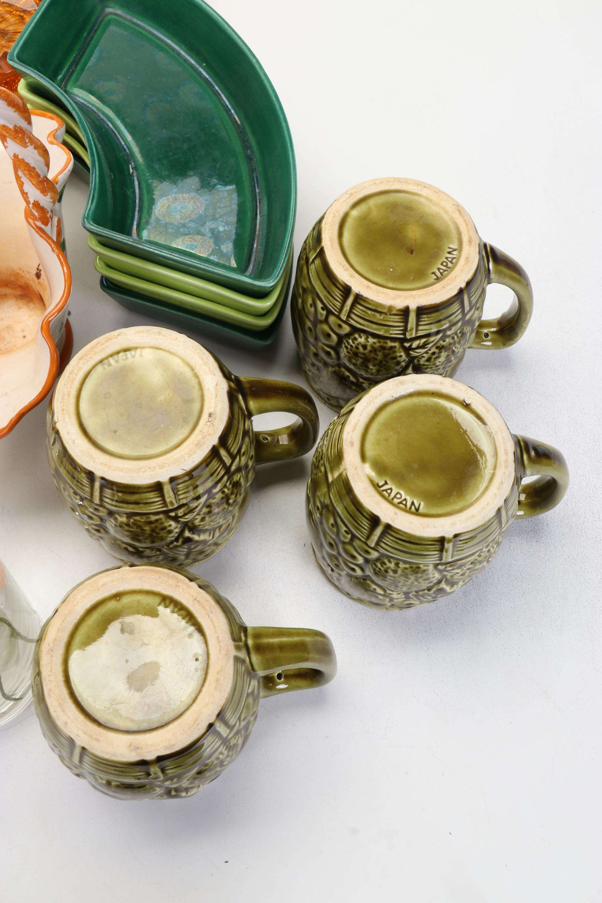 Juice Glasses, Tumblers, Mugs, Platters, Salt & Pepper Shakers, & More