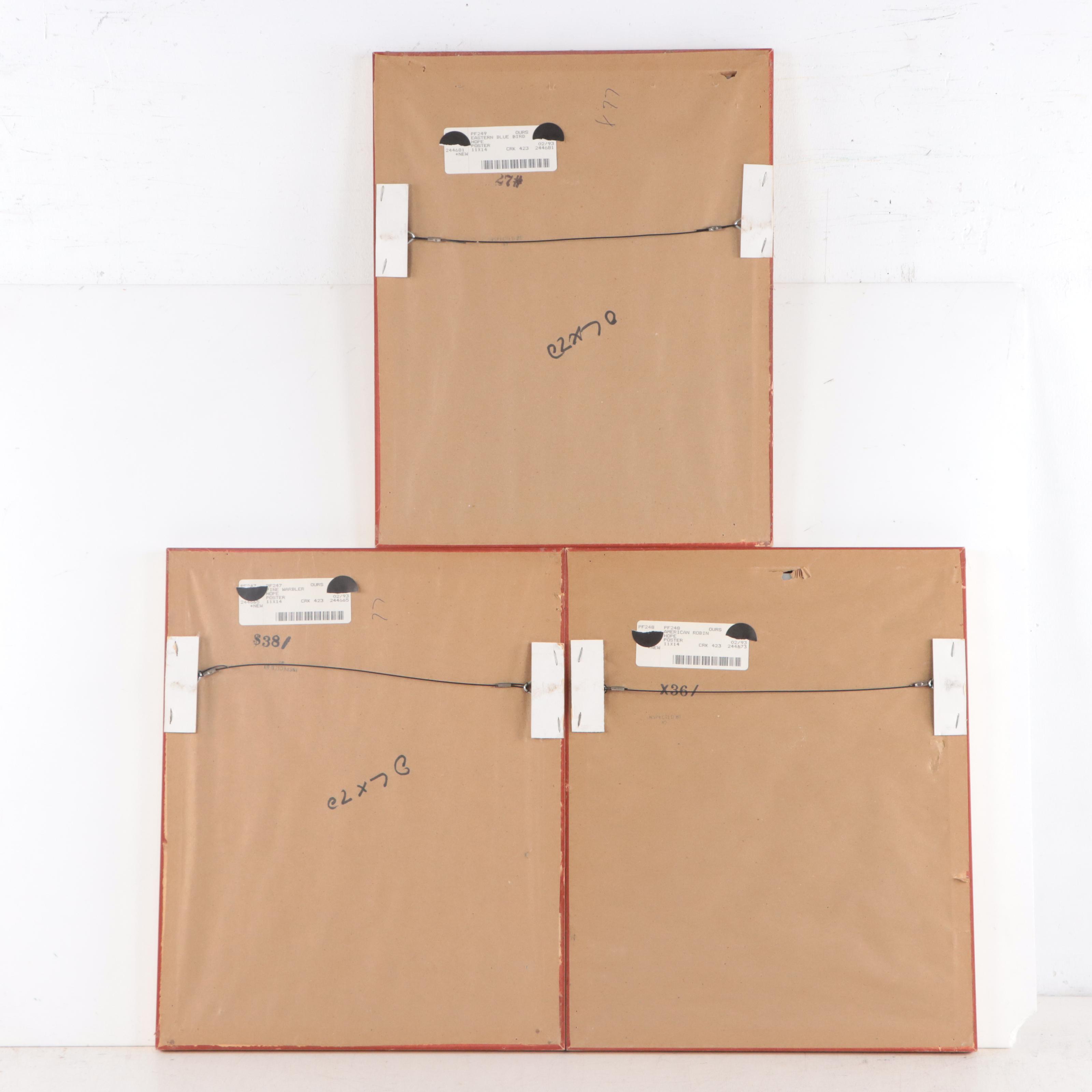 Offset Lithographs of Birds After Peg Wheeler Hope EBTH