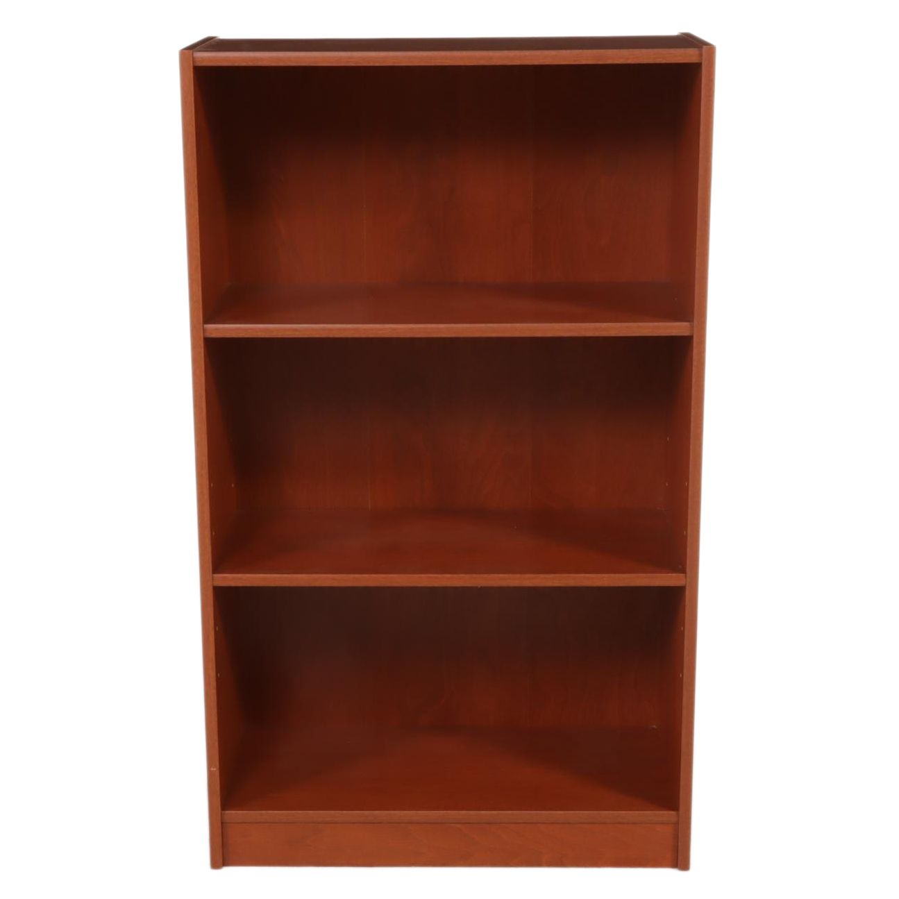 CherrywoodGrained Laminate ThreeShelf Bookcase EBTH