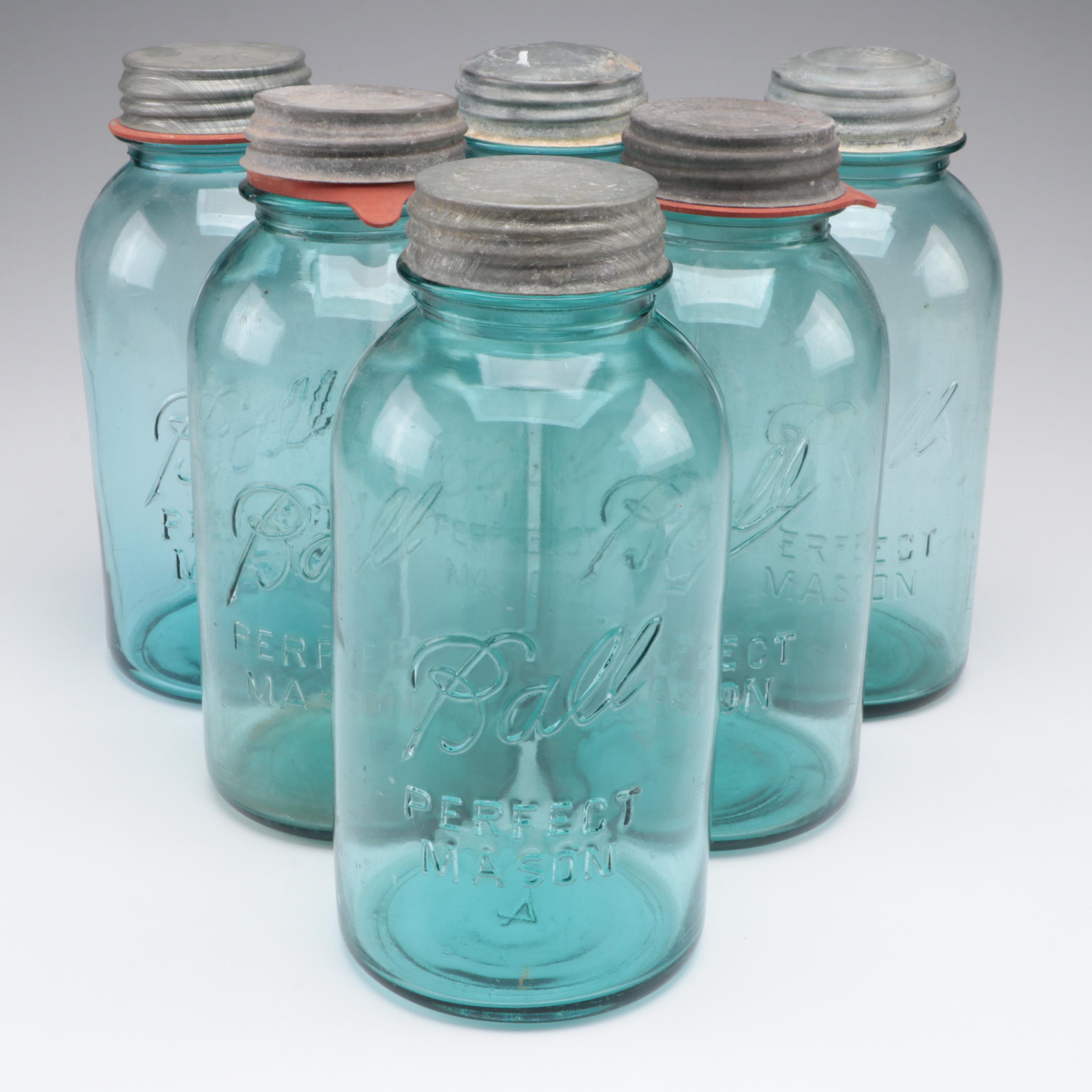 Ball Blue Glass Canning Jars, 19231933 EBTH