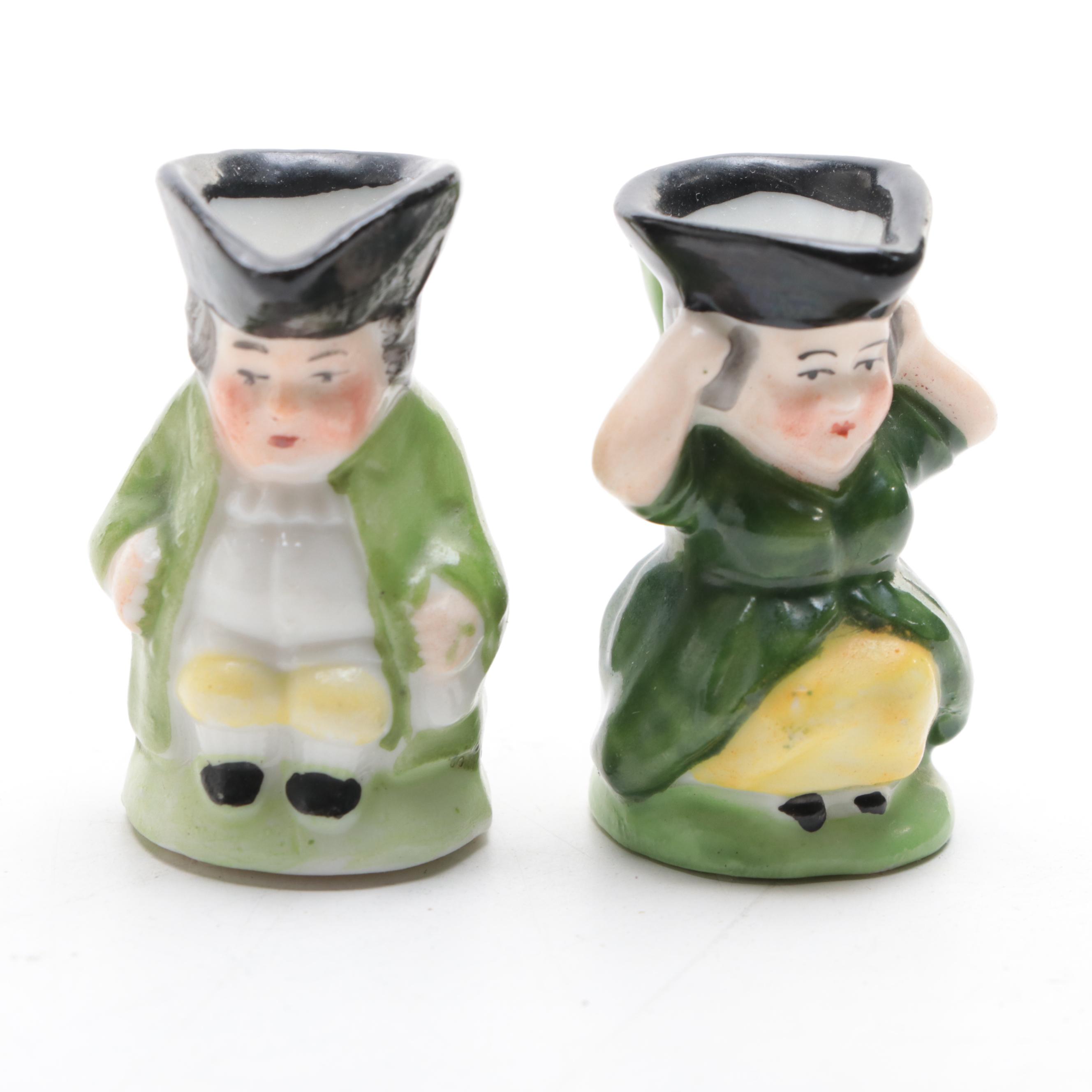 Wardle England Pottery Pitcher with German Zell Pitcher and Toby