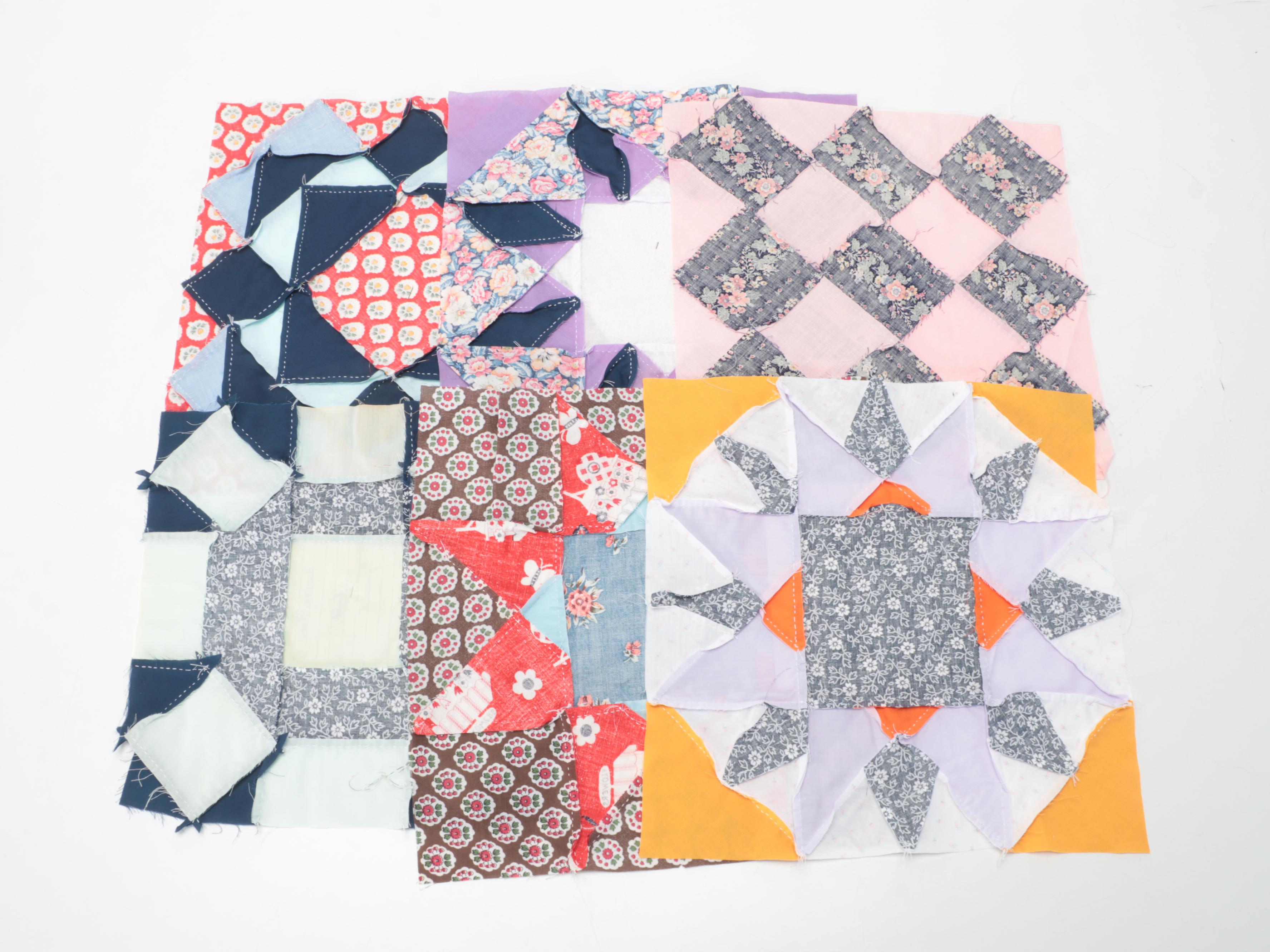 Quilt Squares and Fabric Remnant Collection EBTH
