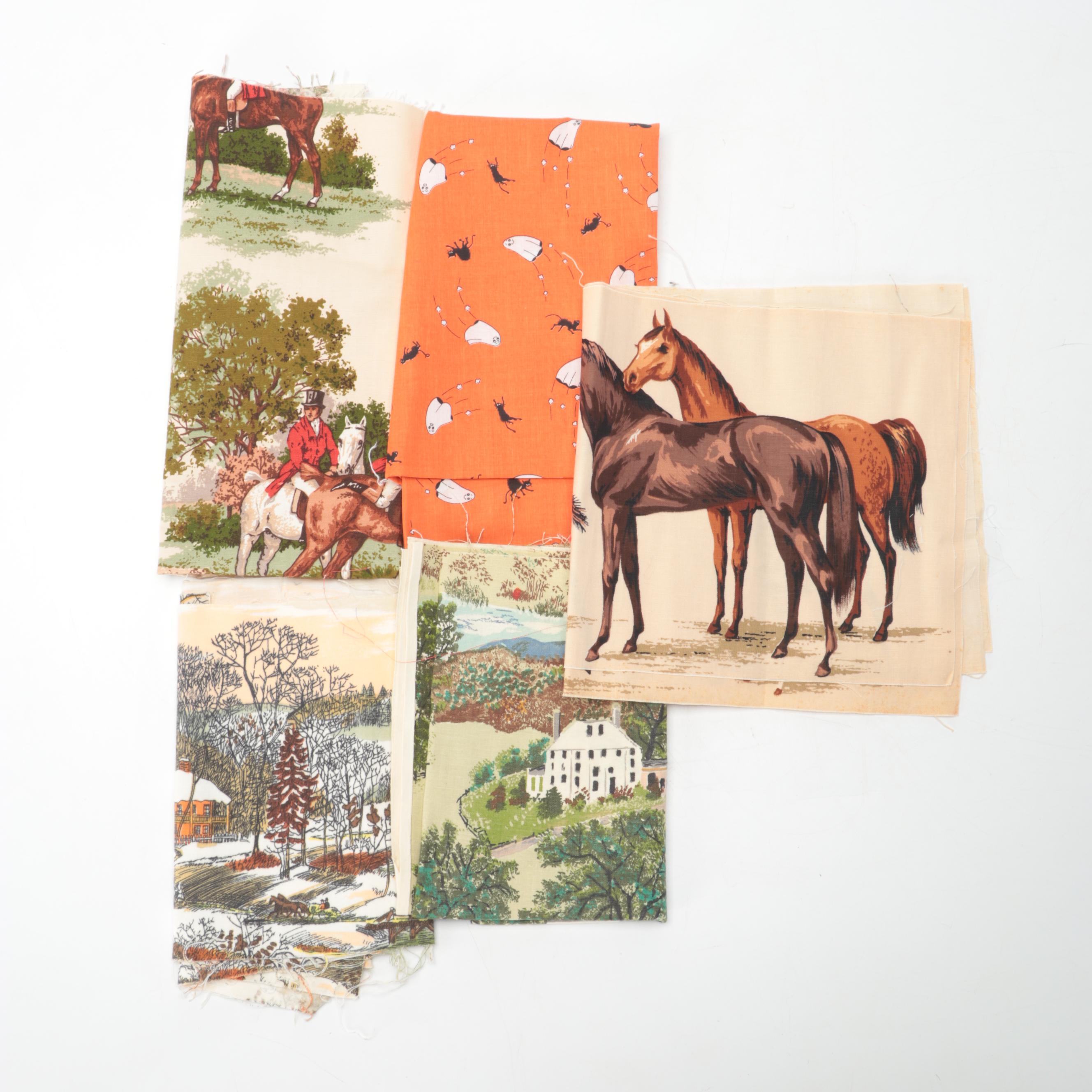 Quilt Squares and Fabric Remnant Collection EBTH