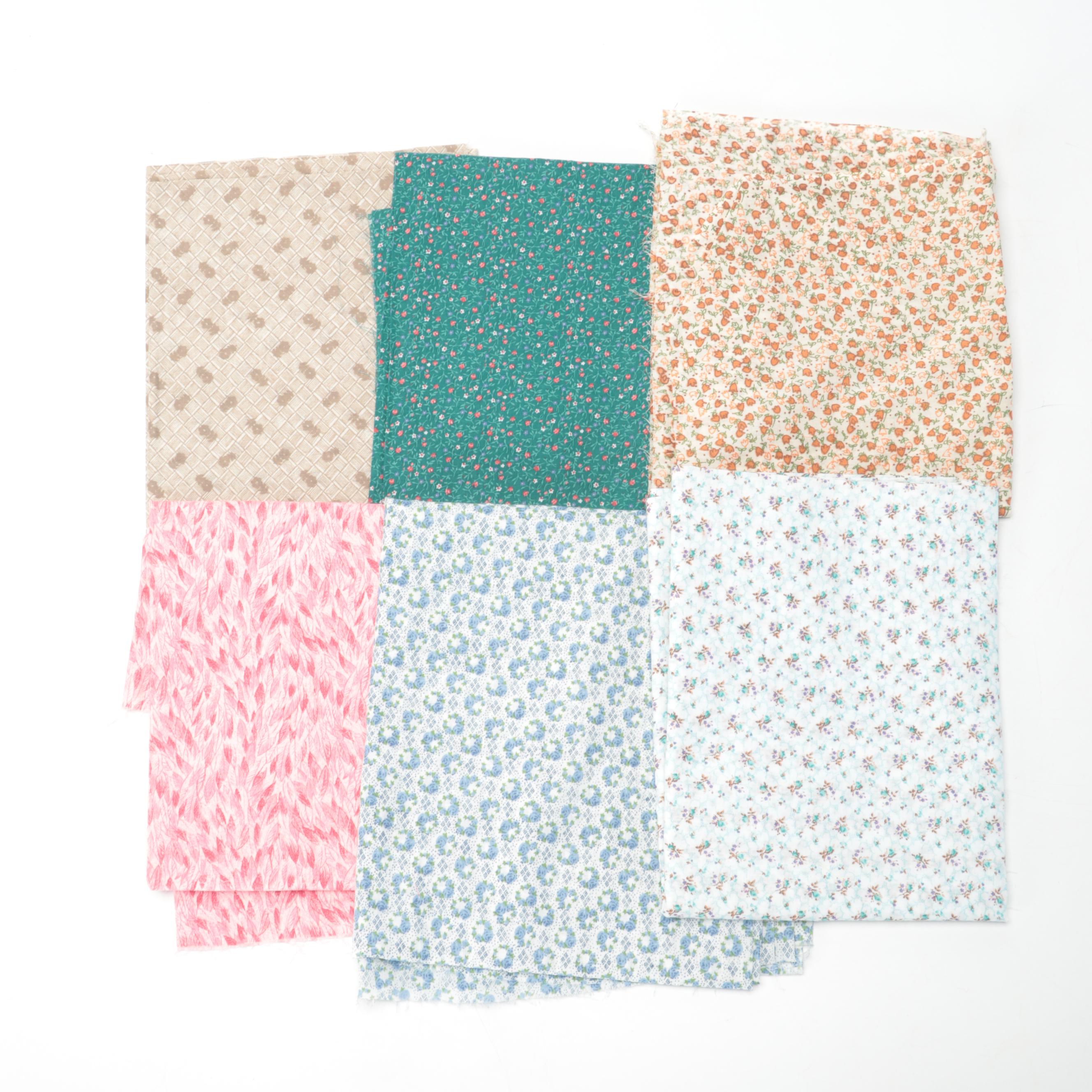 Quilt Squares and Fabric Remnant Collection EBTH