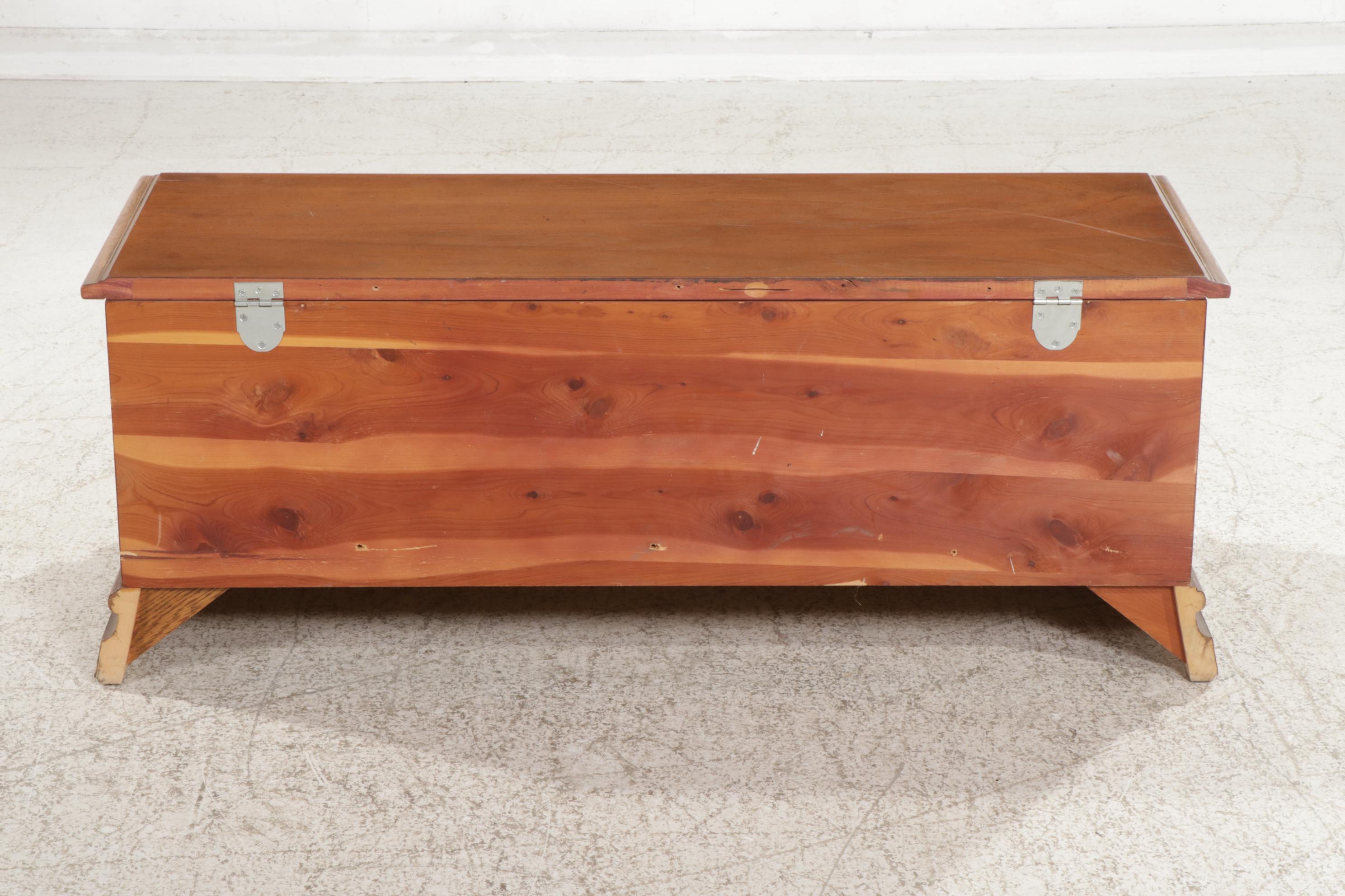 Lane Mediterranean Style "AromaTite" Cedar Blanket Chest, circa 1970