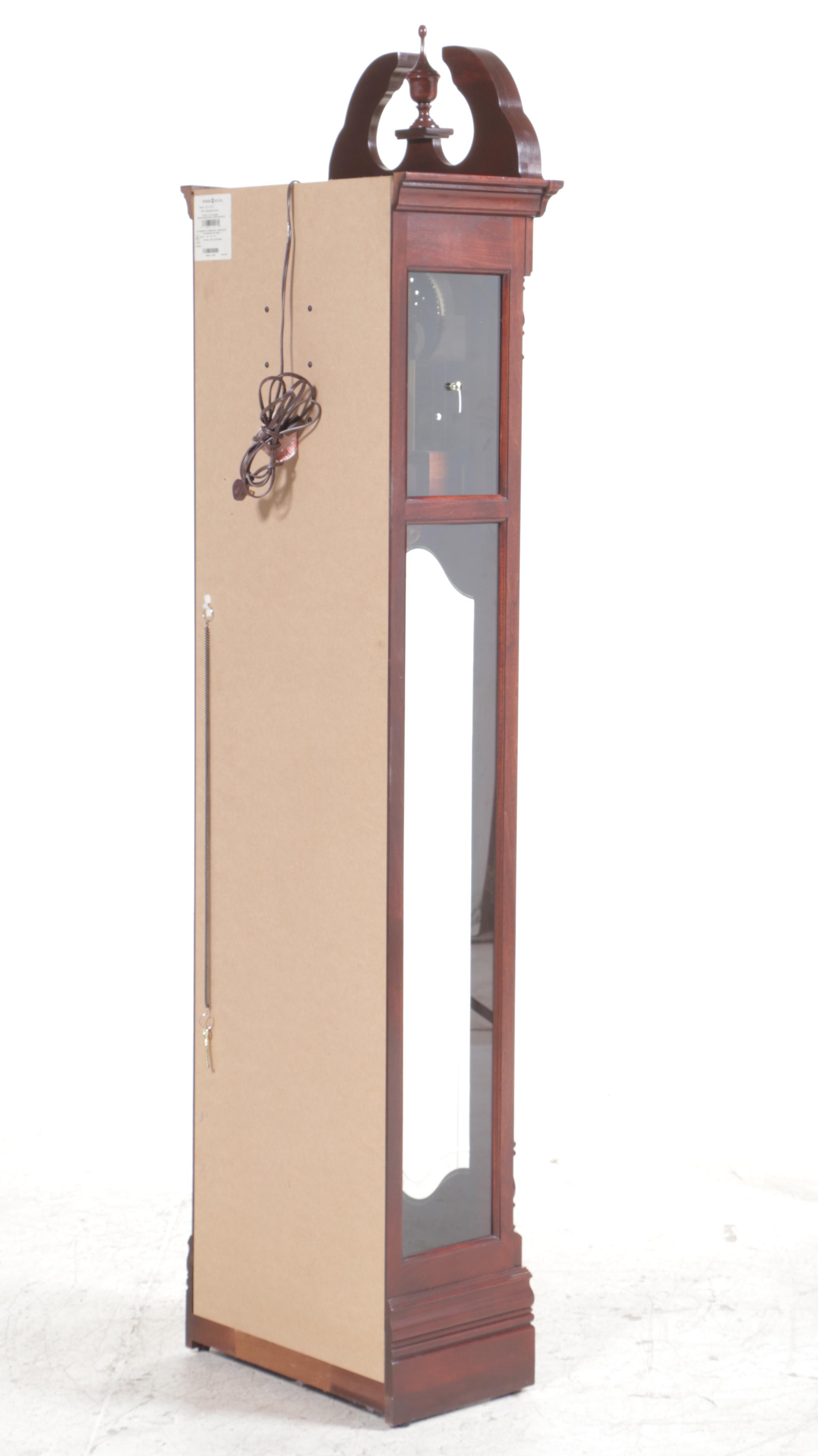 Howard Miller "Langston" Federal Style CherrywoodStained Grandfather