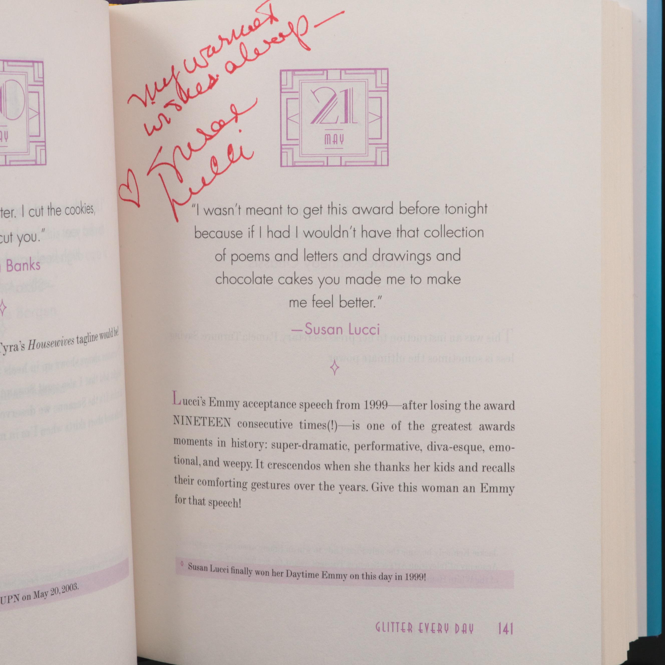 Signed "Glitter Every Day 365 Quotes from Women I Love" by Andy Cohen EBTH