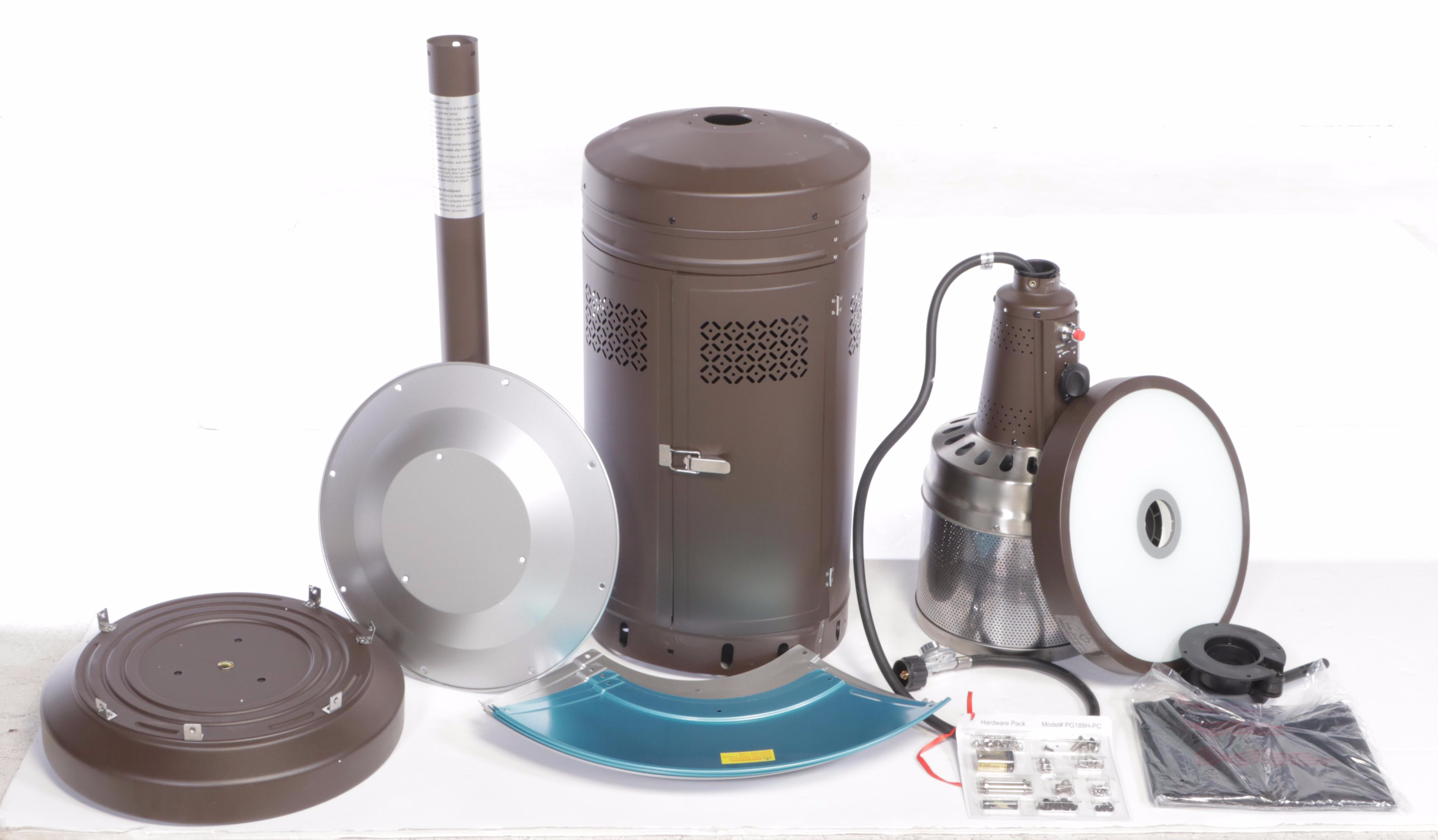 Member's Mark Bronze Finish Gas Patio Heater with LED Table EBTH