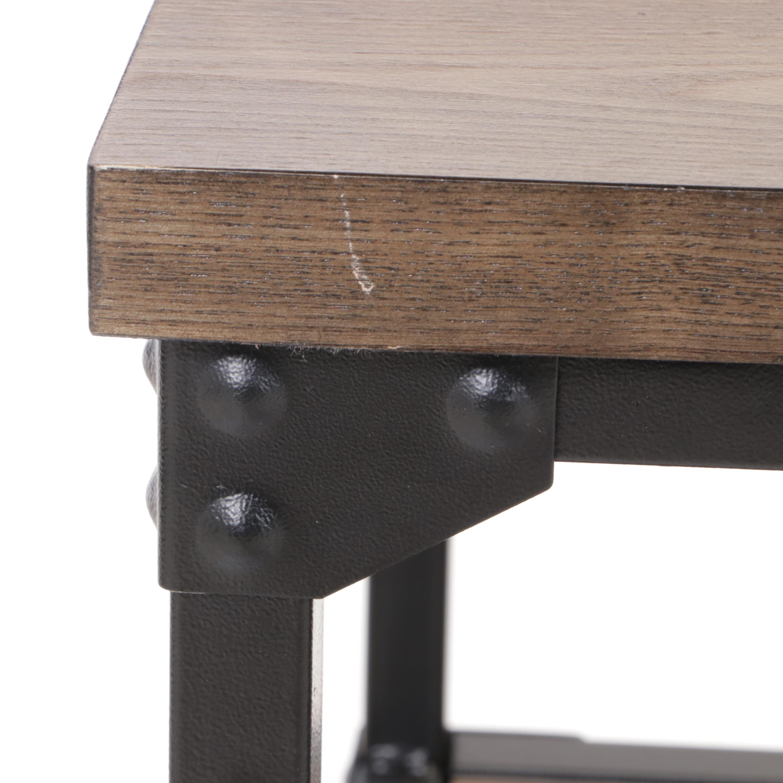 Dorel Living "Cassy" HardwoodVeneered and Patinated Metal Kitchen