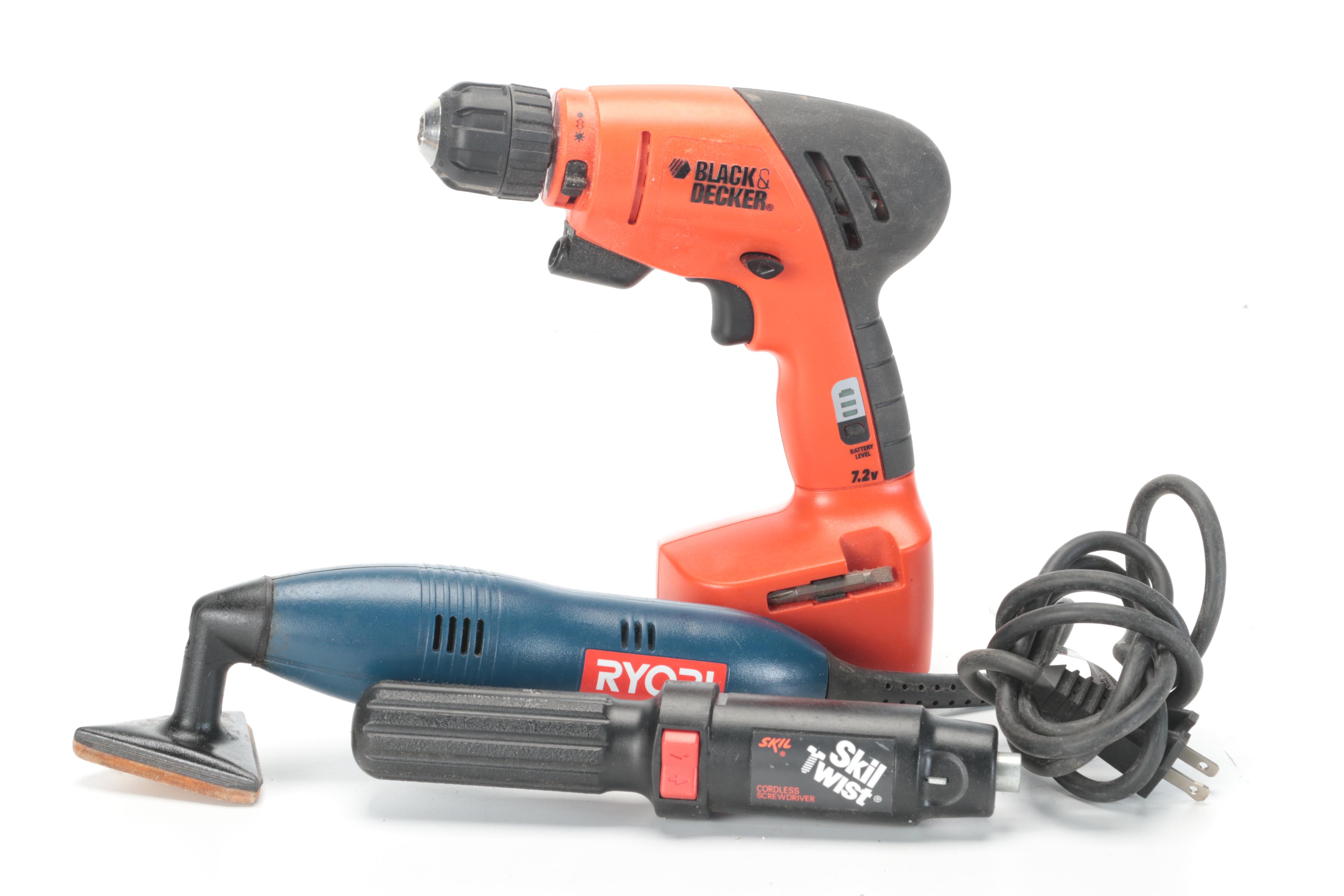 DeWalt Sawzall, Black + Decker Drill and More Shop Tools With Box Fan