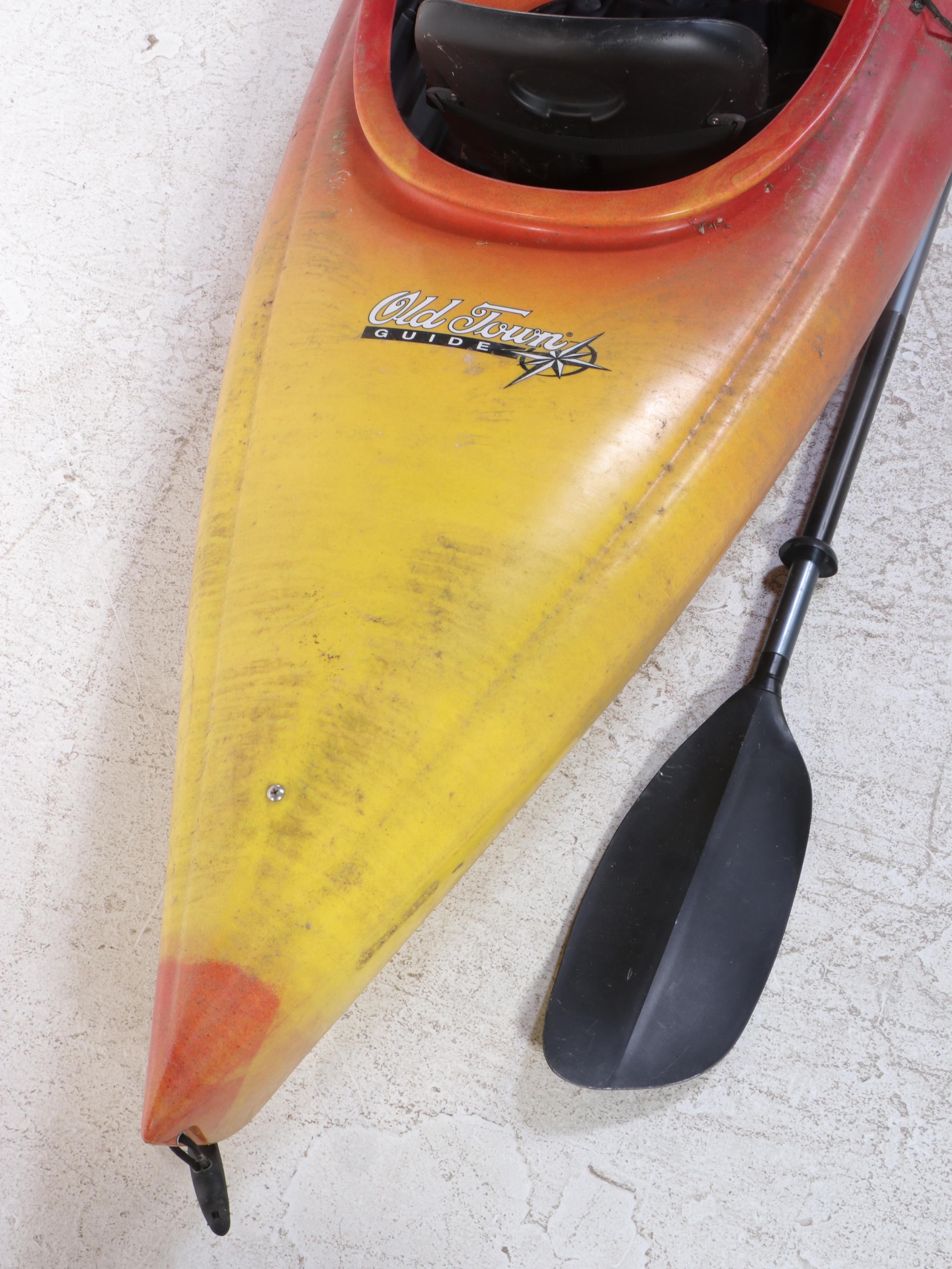 Old Town Guide Otter XT Kayak With Sevylor Pro Paddle EBTH