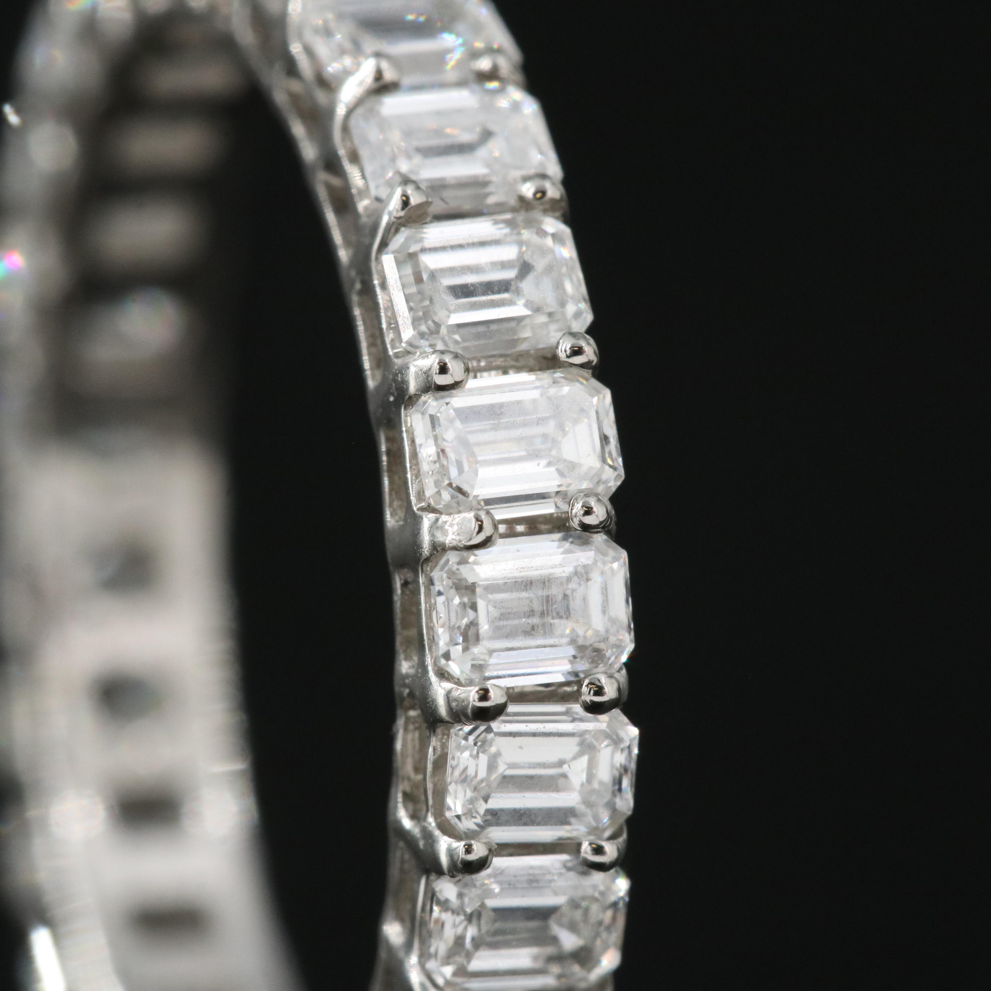 Platinum 2.48 CTW Diamond Eternity Band EBTH