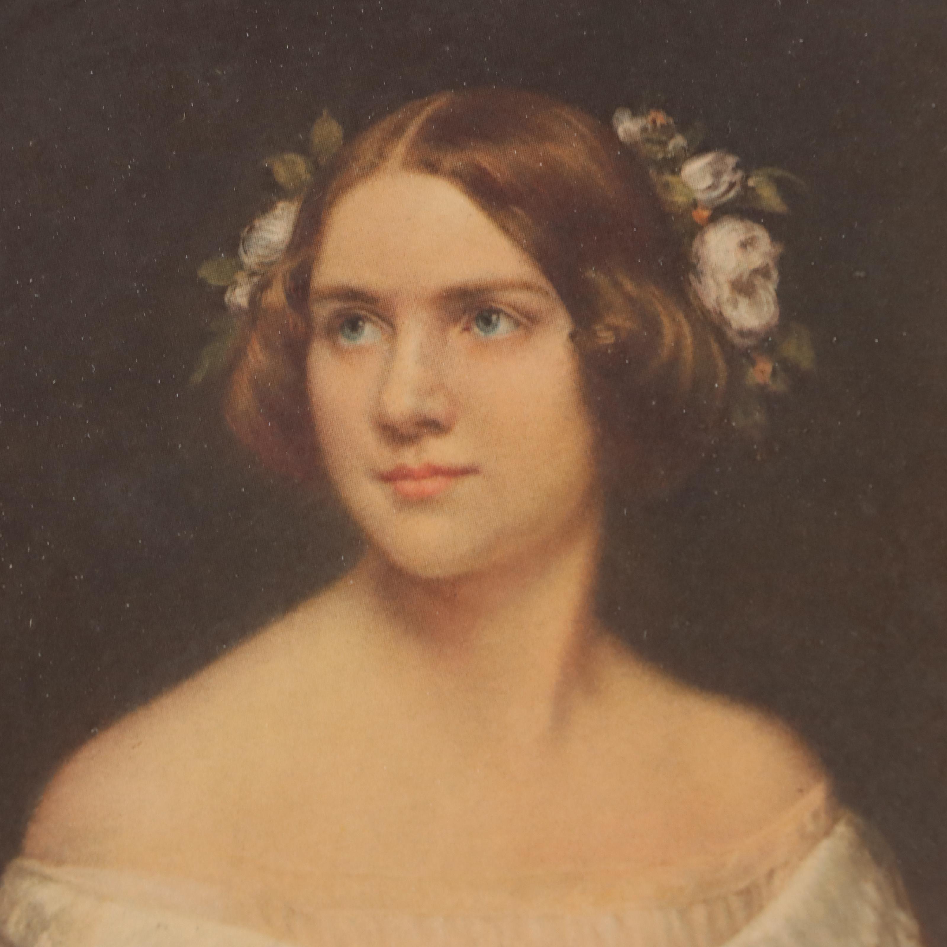 Offset Lithograph After Eduard Magnus "Jenny Lind," Circa 1940 EBTH