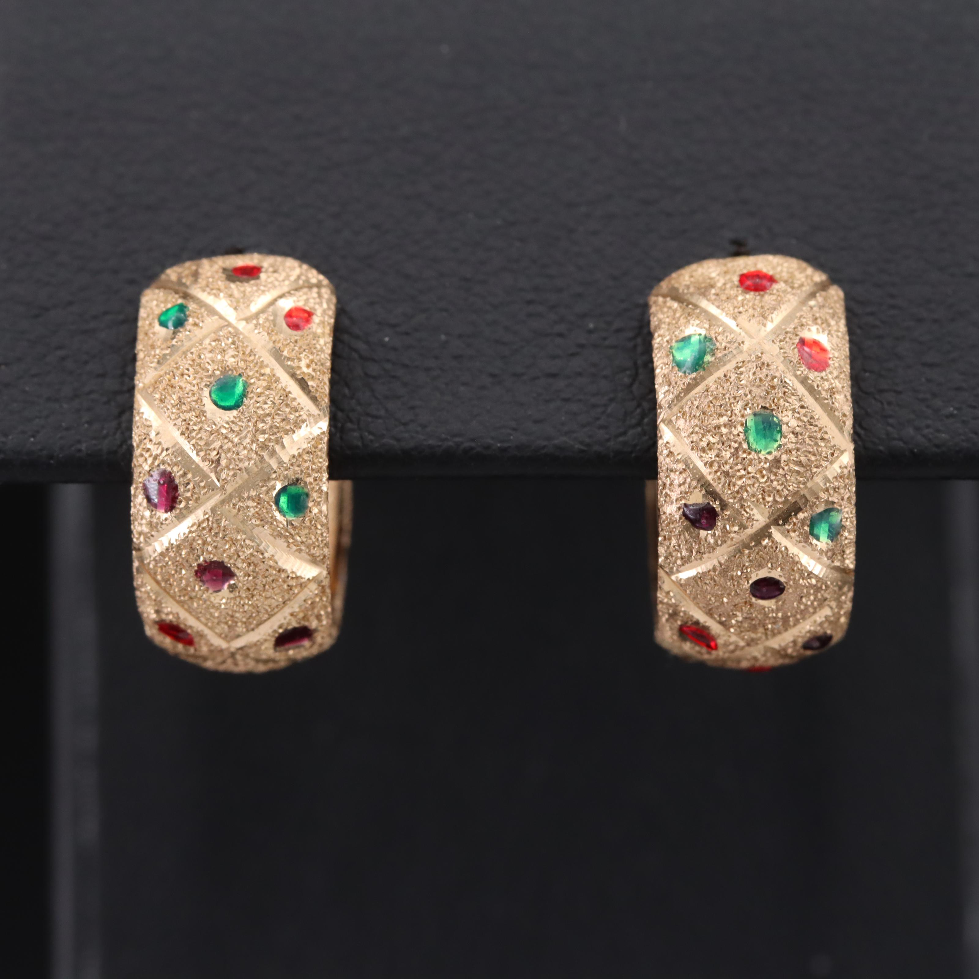 14K Resin Textured Jewelry Set EBTH