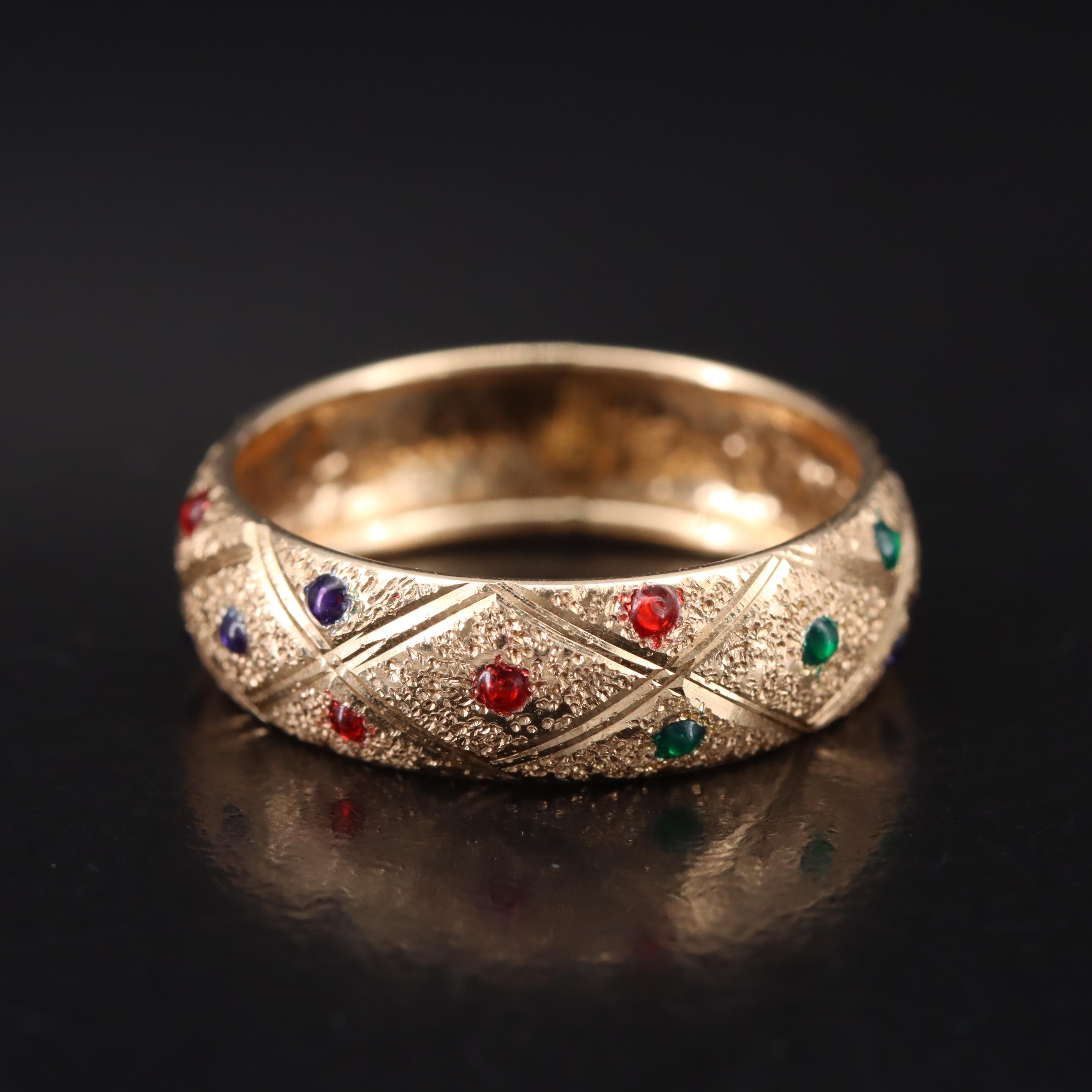 14K Resin Textured Jewelry Set EBTH