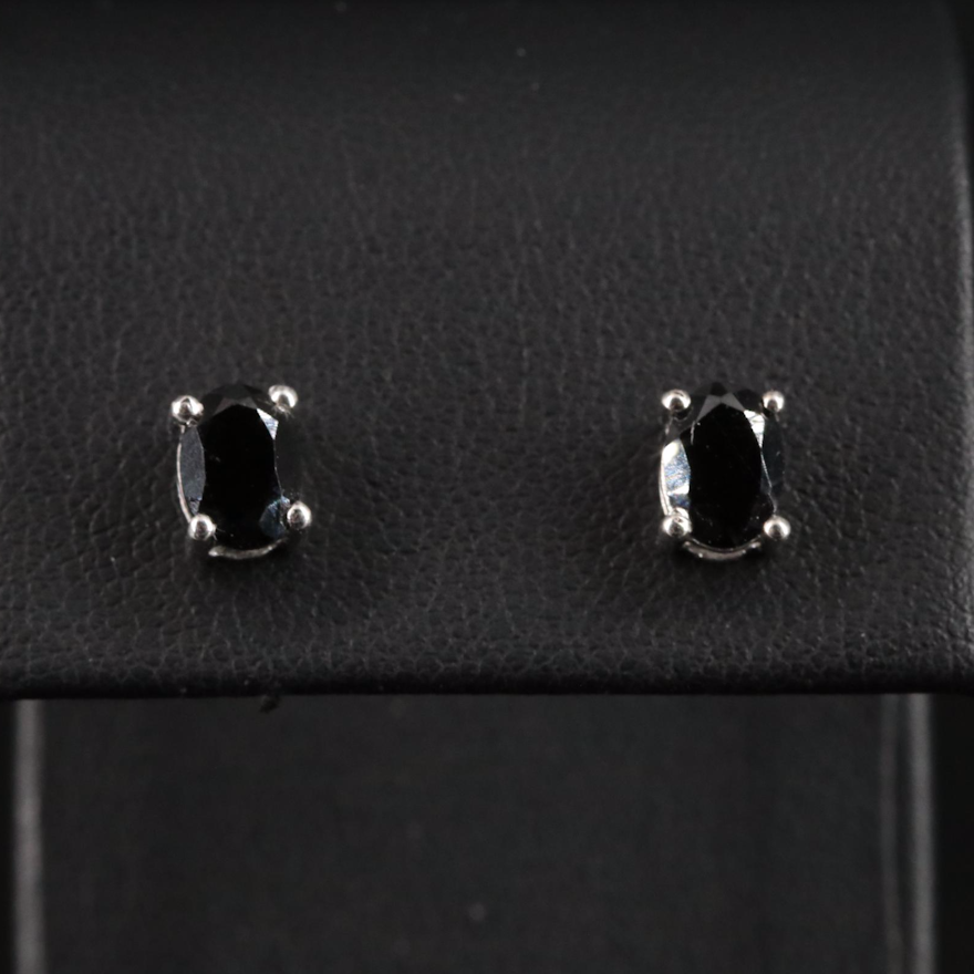 Sterling Cubic Zirconia Stud Earrings