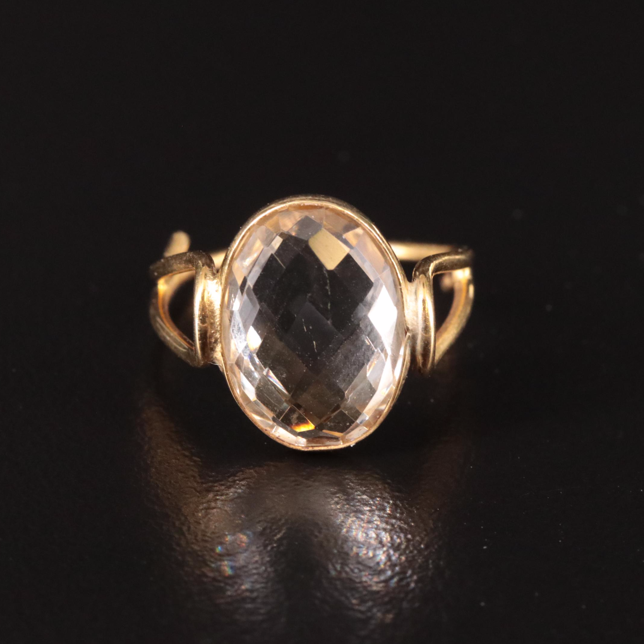 Citrine Open Style Ring EBTH