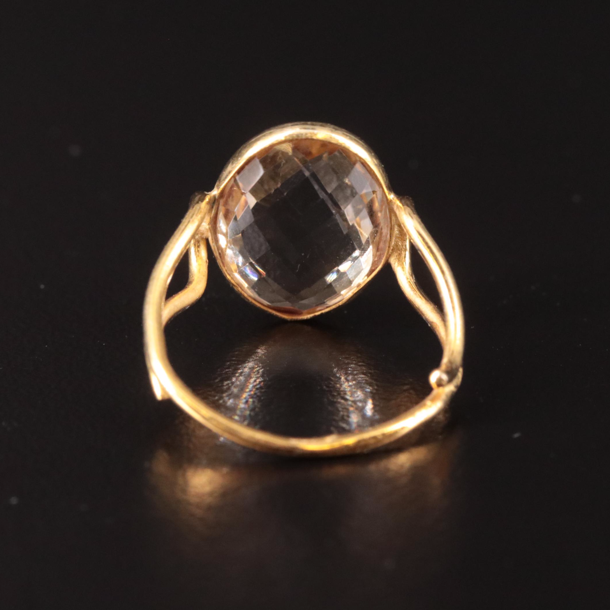 Citrine Open Style Ring EBTH