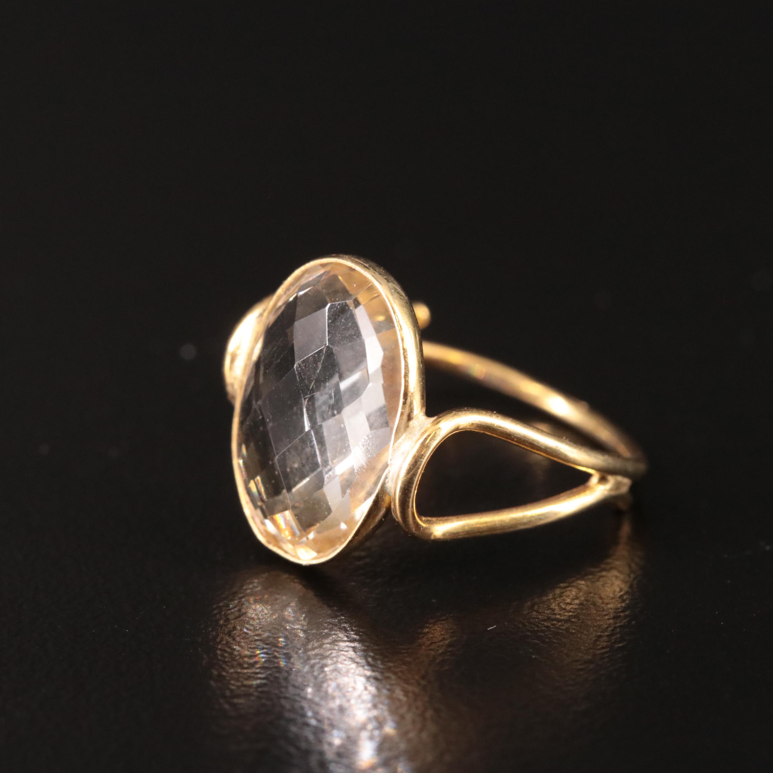 Citrine Open Style Ring EBTH
