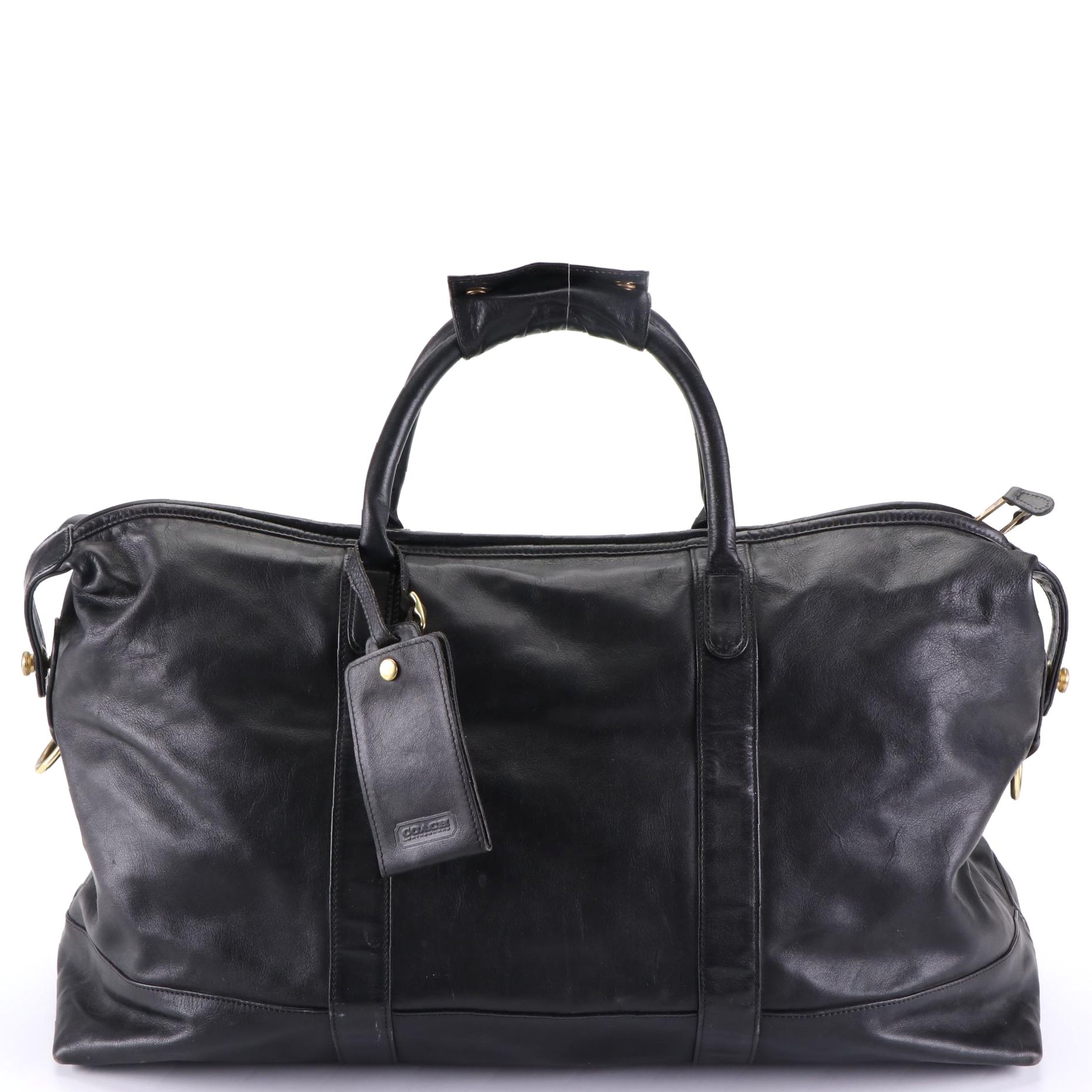 Coach Leather Cabin Weekender Bag EBTH