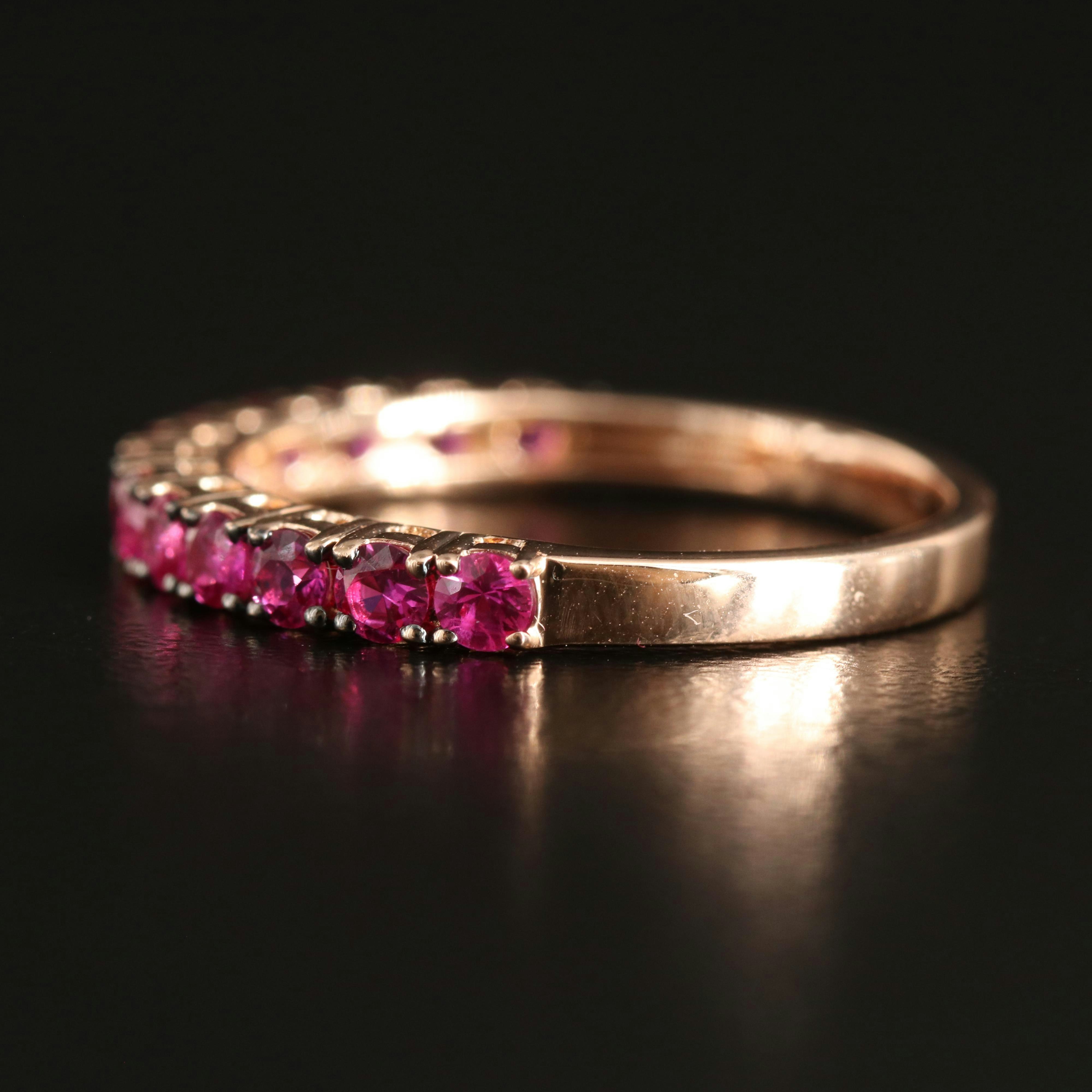 Le Vian Women's Peach Morganite 1/5ctw Diamonds And Chocolate Diamonds 14K Strawberry Gold Ring | Size 7
