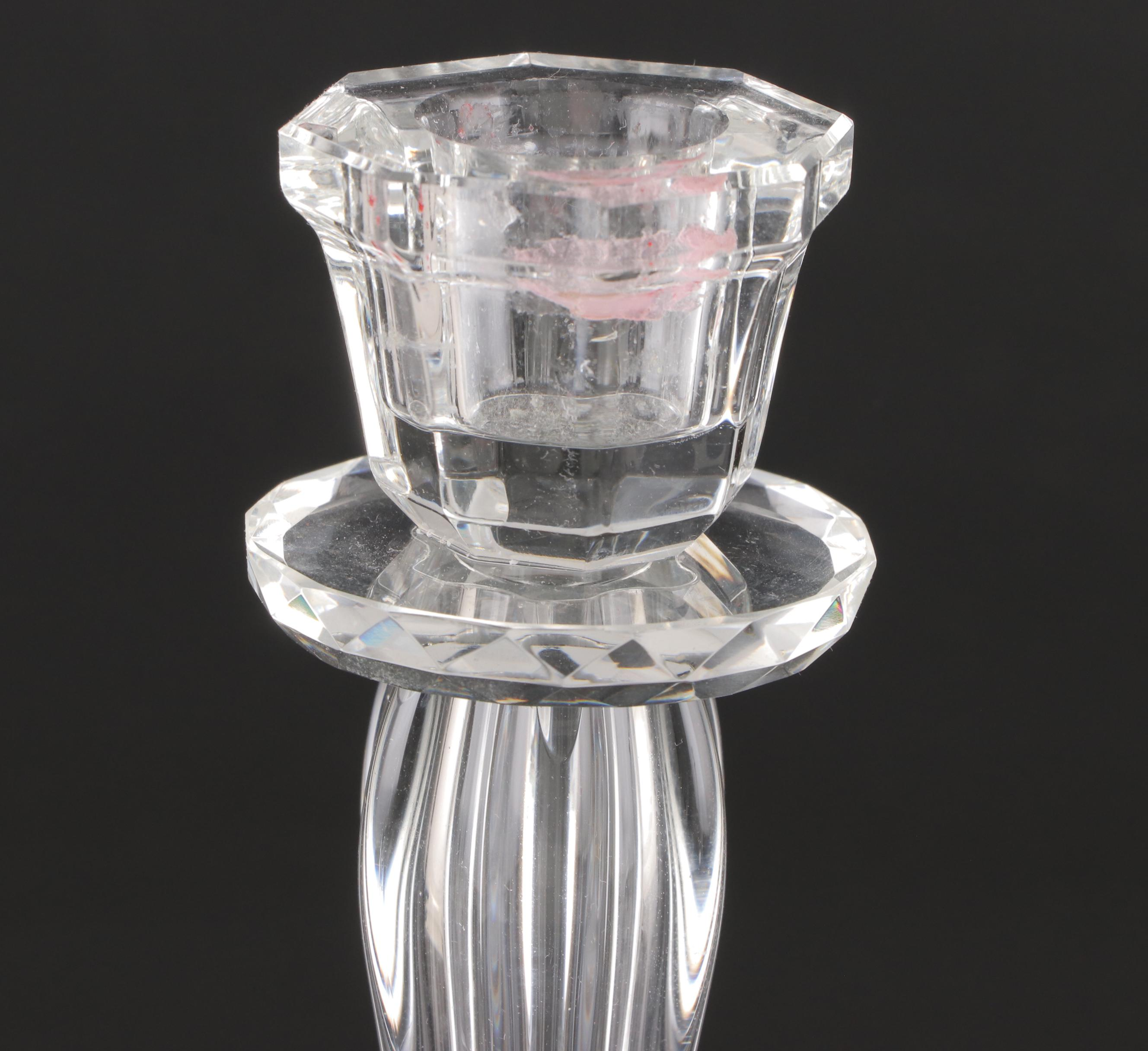 Mikasa Faceted Candlesticks with Other Decorative Boxes | EBTH